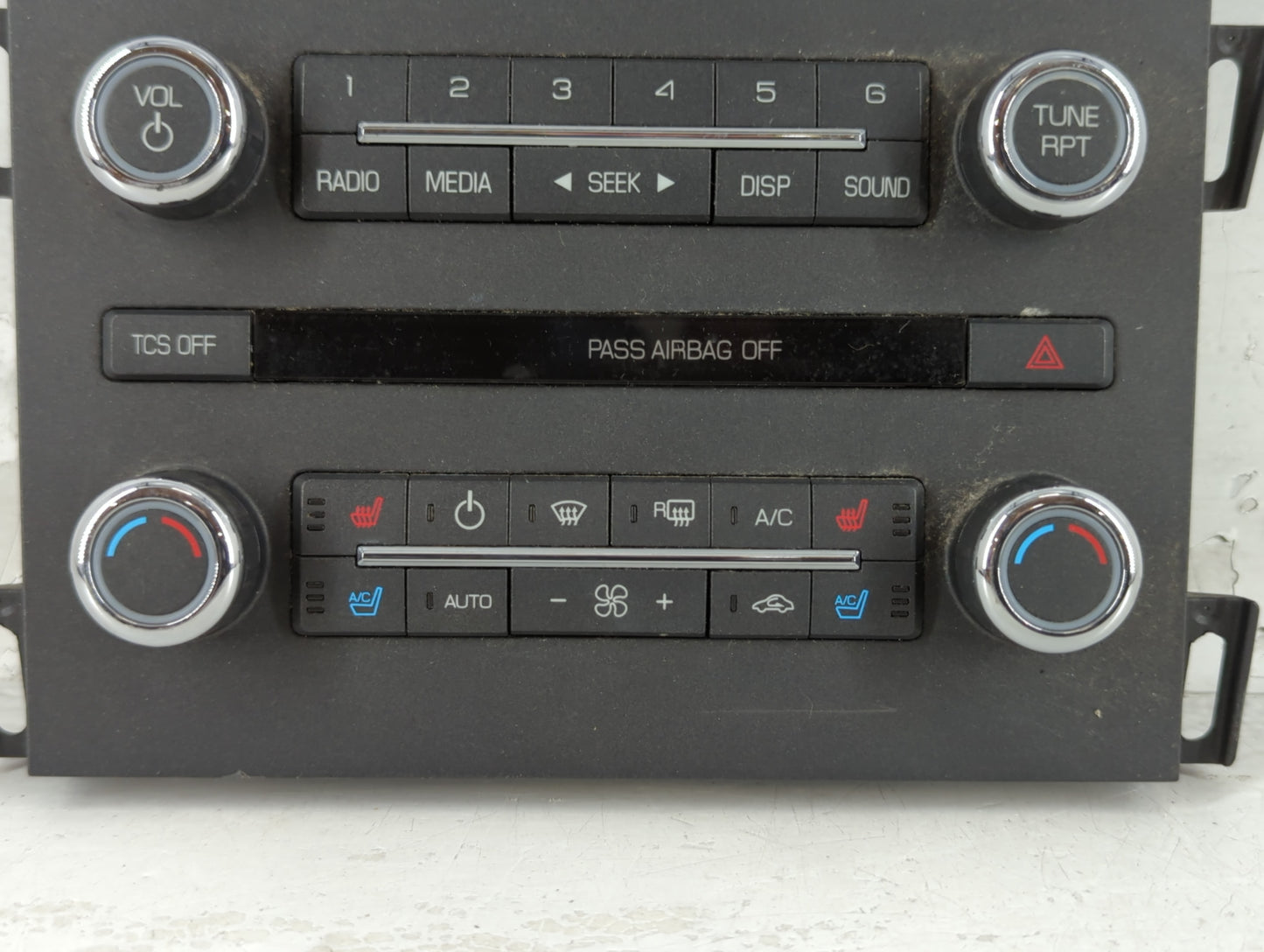 2012 Lincoln Mkz Climate Control Module Temperature AC/Heater Replacement Fits OEM Used Auto Parts - Oemusedautoparts1.com
