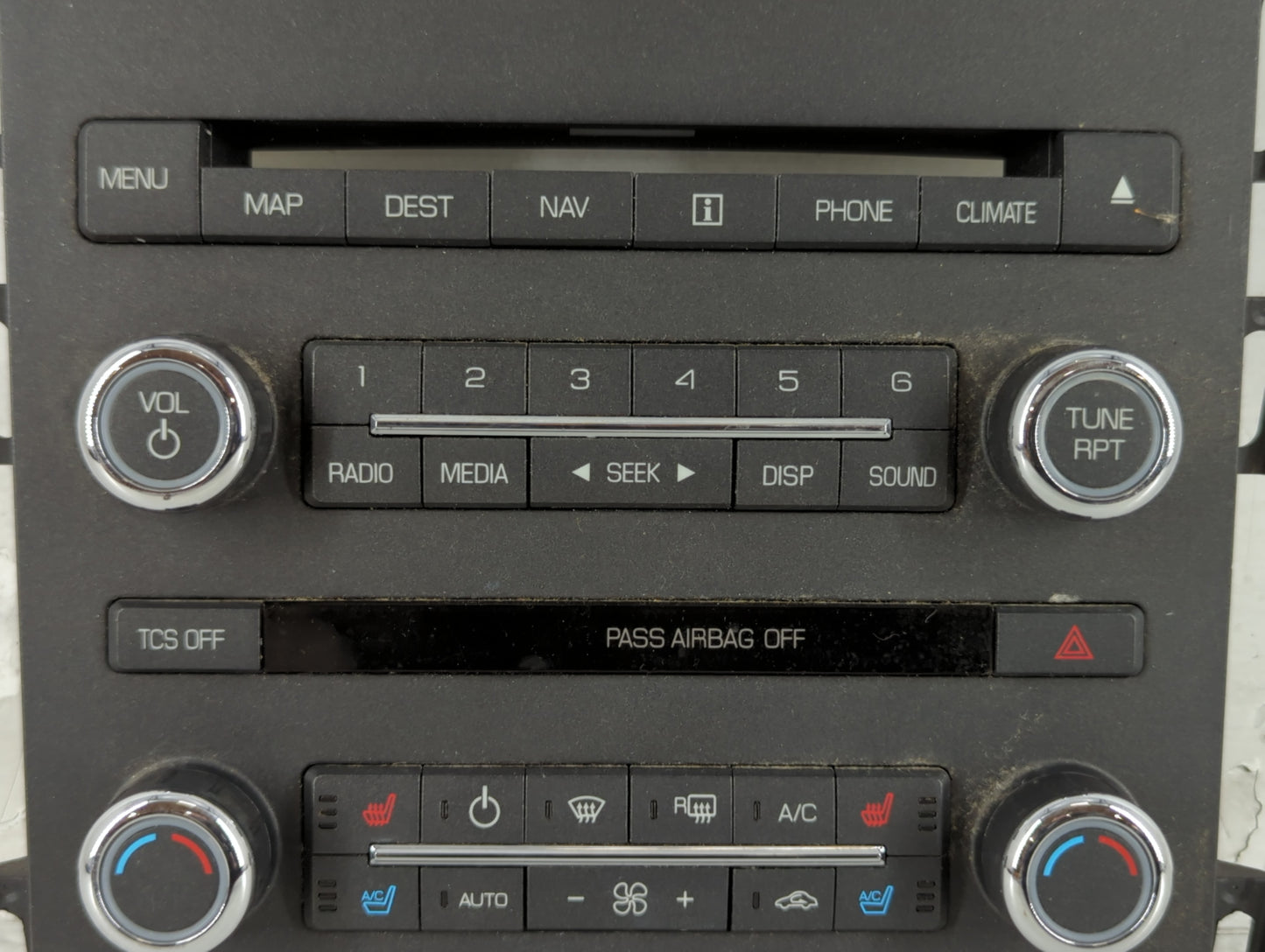 2012 Lincoln Mkz Climate Control Module Temperature AC/Heater Replacement Fits OEM Used Auto Parts - Oemusedautoparts1.com