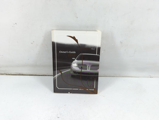 2012 Lincoln Mkz Owners Manual Book Guide P/N:CH6J 19A321 AB OEM Used Auto Parts - Oemusedautoparts1.com