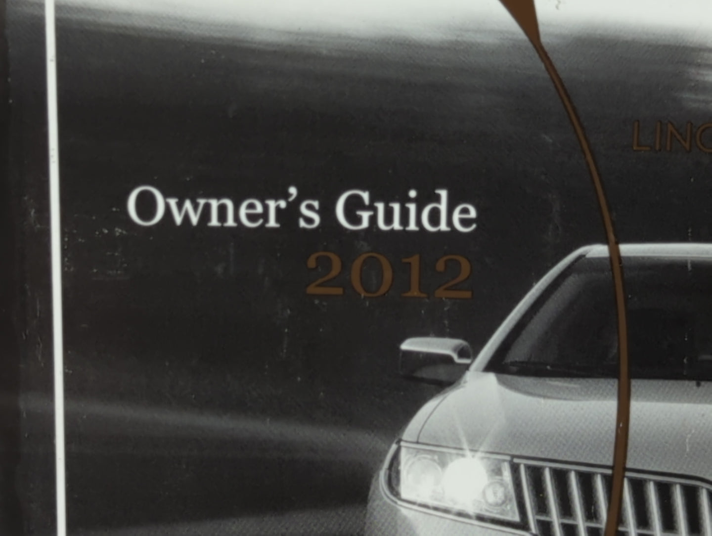 2012 Lincoln Mkz Owners Manual Book Guide P/N:CH6J 19A321 AB OEM Used Auto Parts - Oemusedautoparts1.com