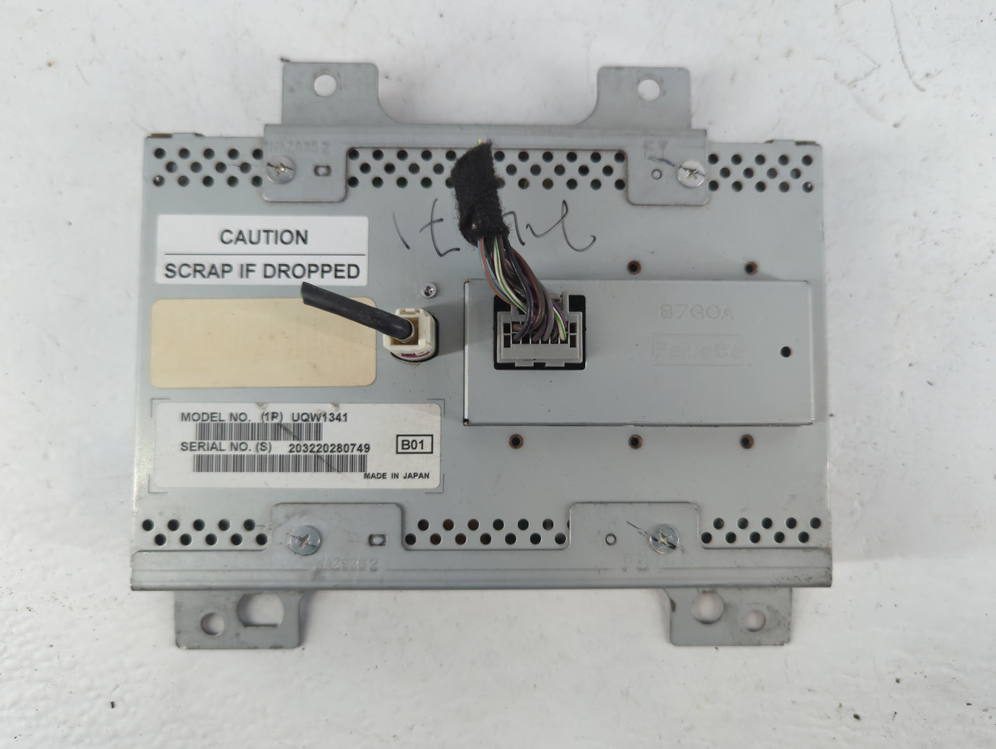 2012 Lincoln Mkz Information Display Screen - Oemusedautoparts1.com