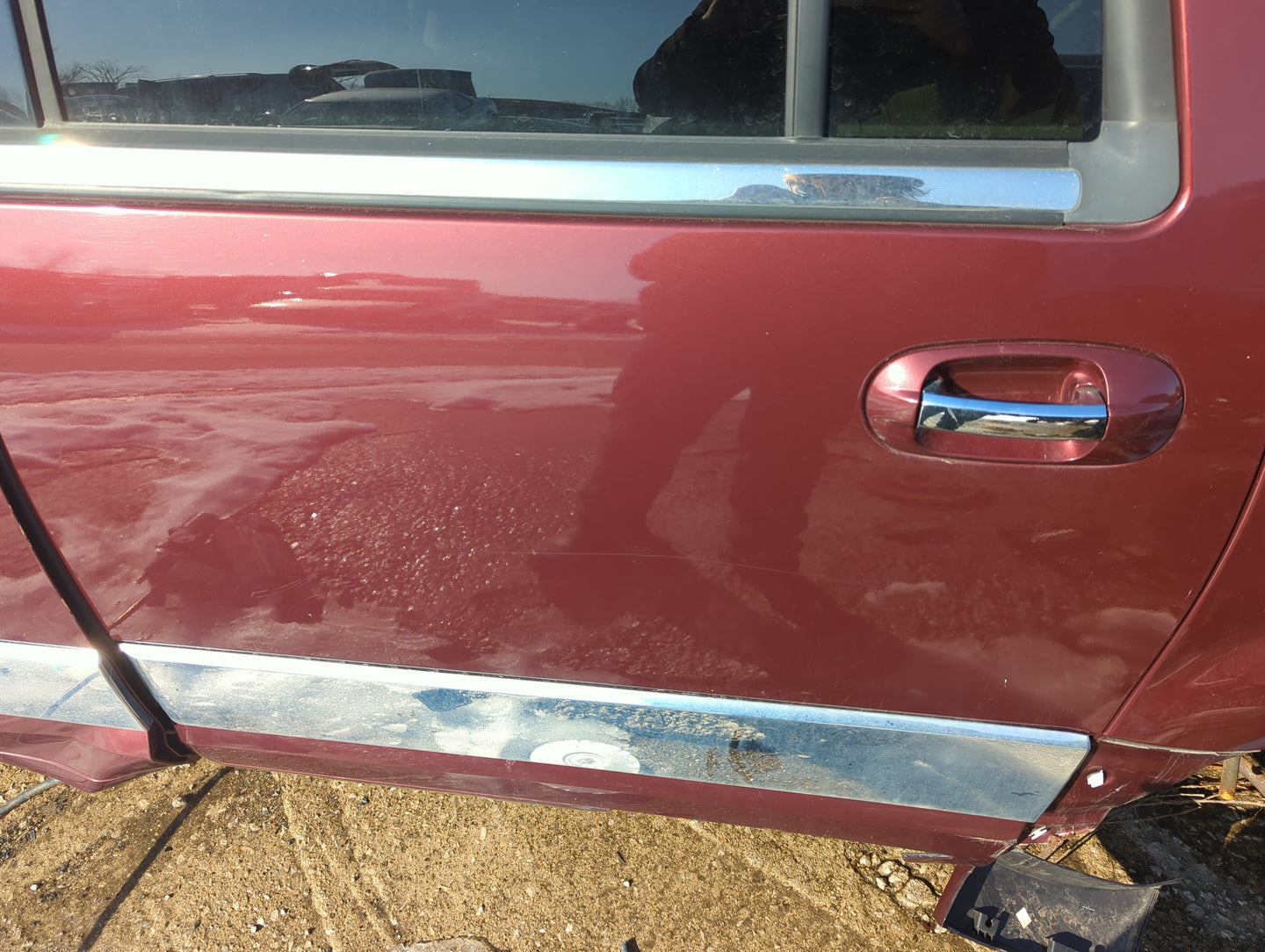 2012 Lincoln Navigator Driver Rear Door Oem - Oemusedautoparts1.com