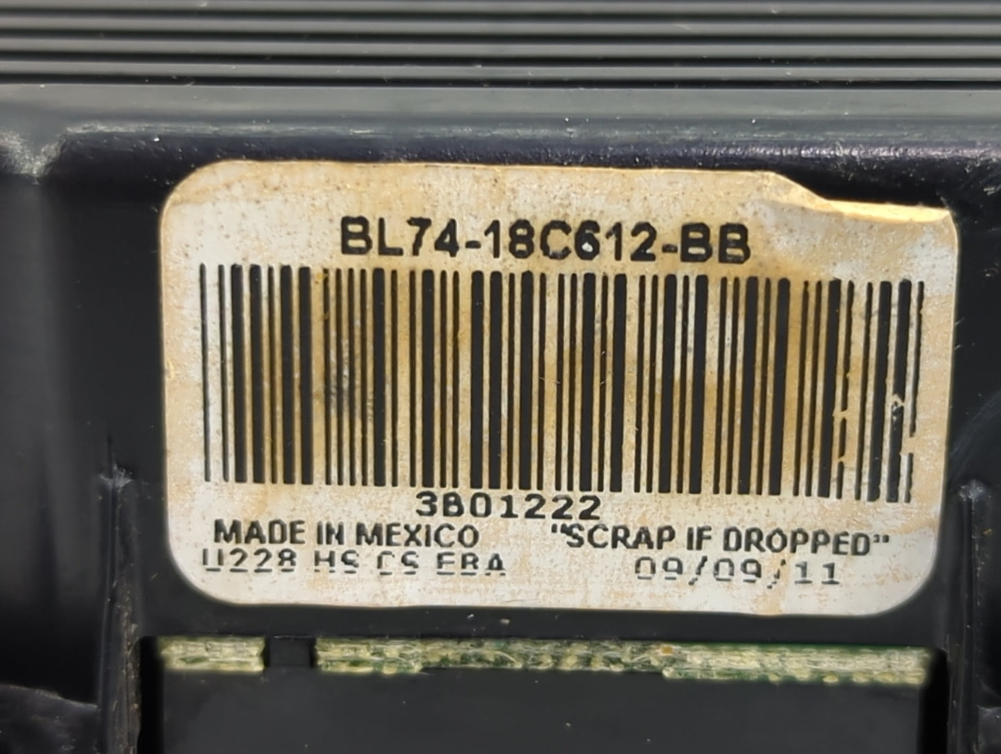 2011-2014 Lincoln Navigator Climate Control Module Temperature AC/Heater Replacement P/N:BL74-18C612-BB Fits OEM Used Auto P