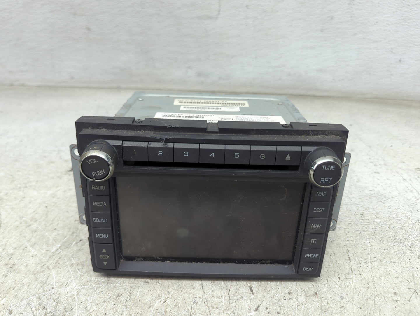 2012 Lincoln Navigator Radio AM FM Cd Player Receiver Replacement P/N:CL7T 18K931 AA QX3703UA Fits OEM Used Auto Parts - Oem