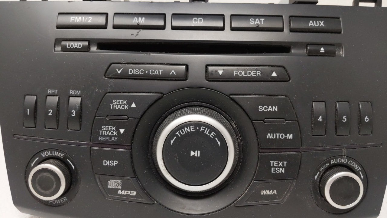 2012-2013 Mazda 3 Am Fm Cd Player Radio Receiver - Oemusedautoparts1.com