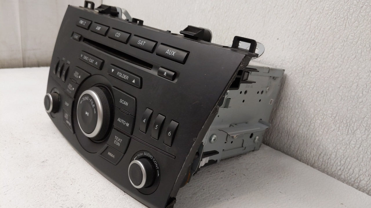 2012-2013 Mazda 3 Radio AM FM Cd Player Receiver Replacement P/N:BGVA 66 AR0 Fits Fits 2012 2013 OEM Used Auto Parts - Oemus