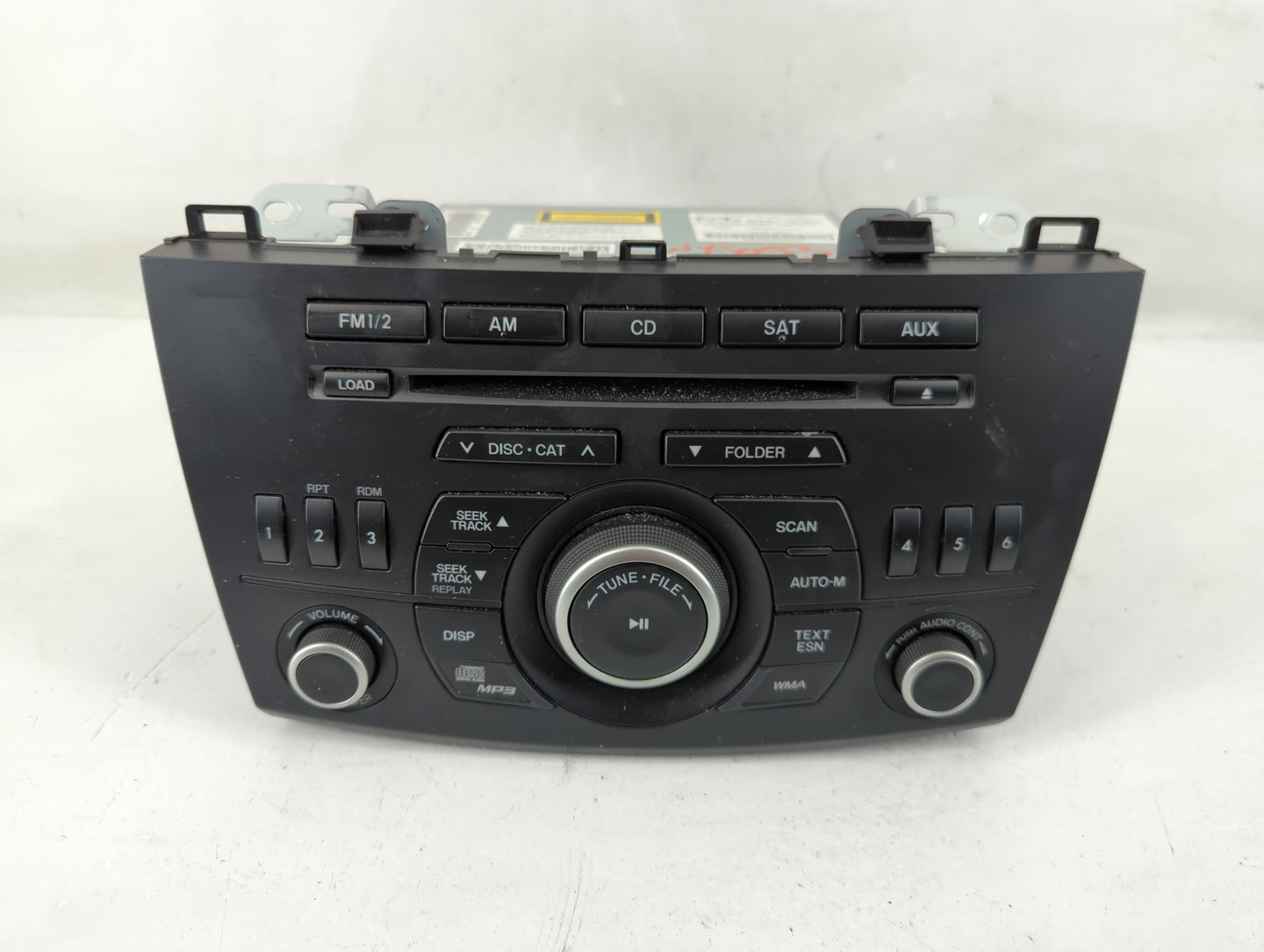 2012 Mazda 3 Radio AM FM Cd Player Receiver Replacement P/N:BGV4 66 AR0 Fits OEM Used Auto Parts - Oemusedautoparts1.com