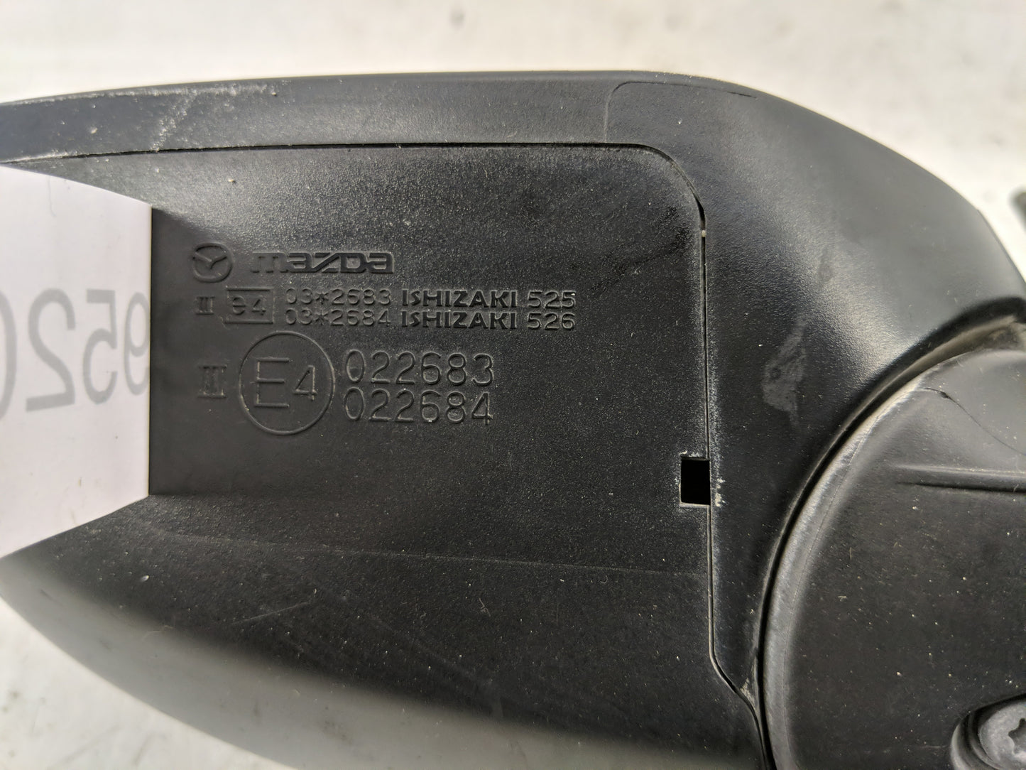 2012 Mazda 3 Side Mirror Replacement Driver Left View Door Mirror Fits OEM Used Auto Parts - Oemusedautoparts1.com