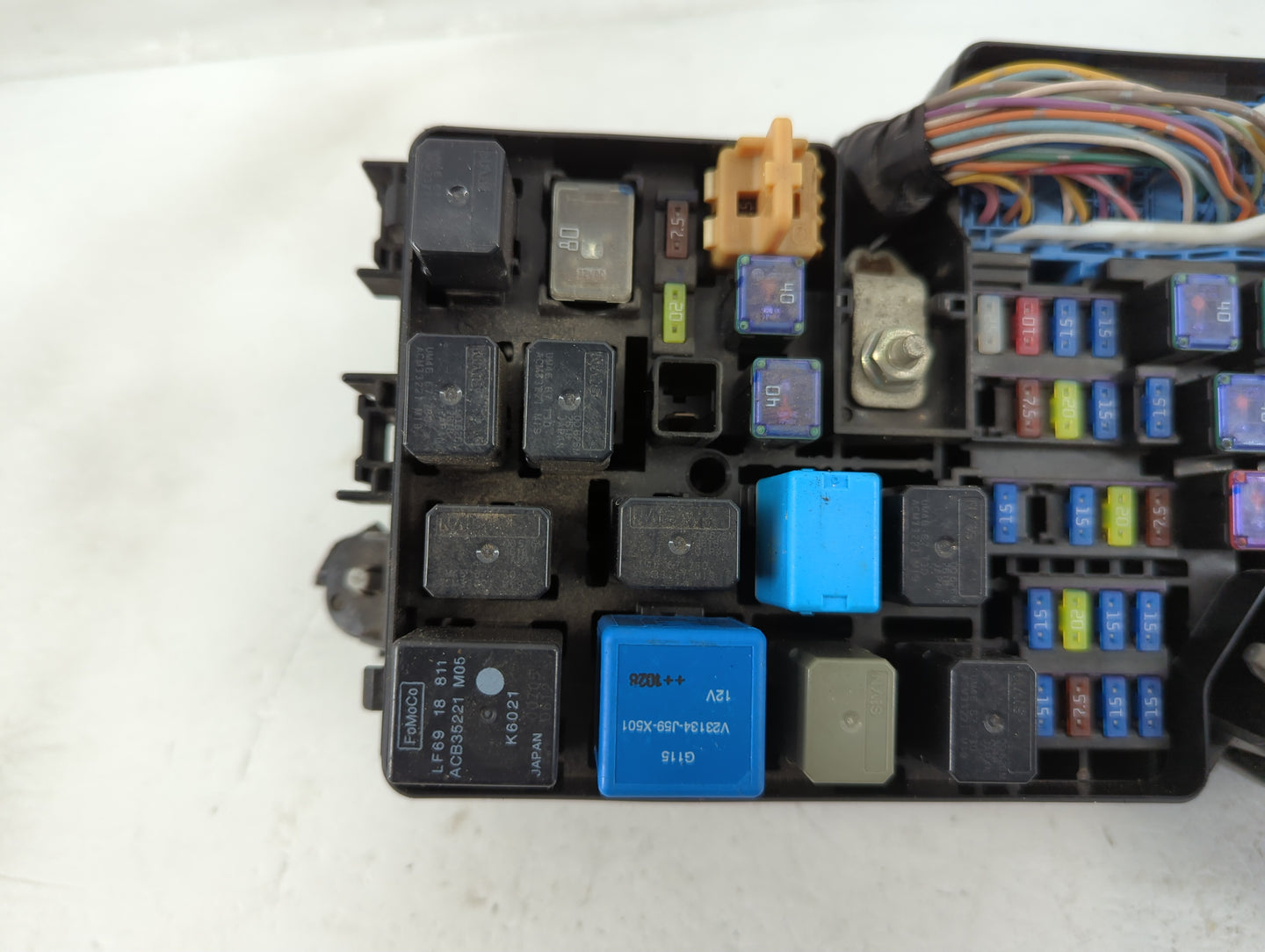 2012 Mazda 3 Fusebox Fuse Box Panel Relay Module P/N:PA66+PPE K2441 Fits OEM Used Auto Parts - Oemusedautoparts1.com