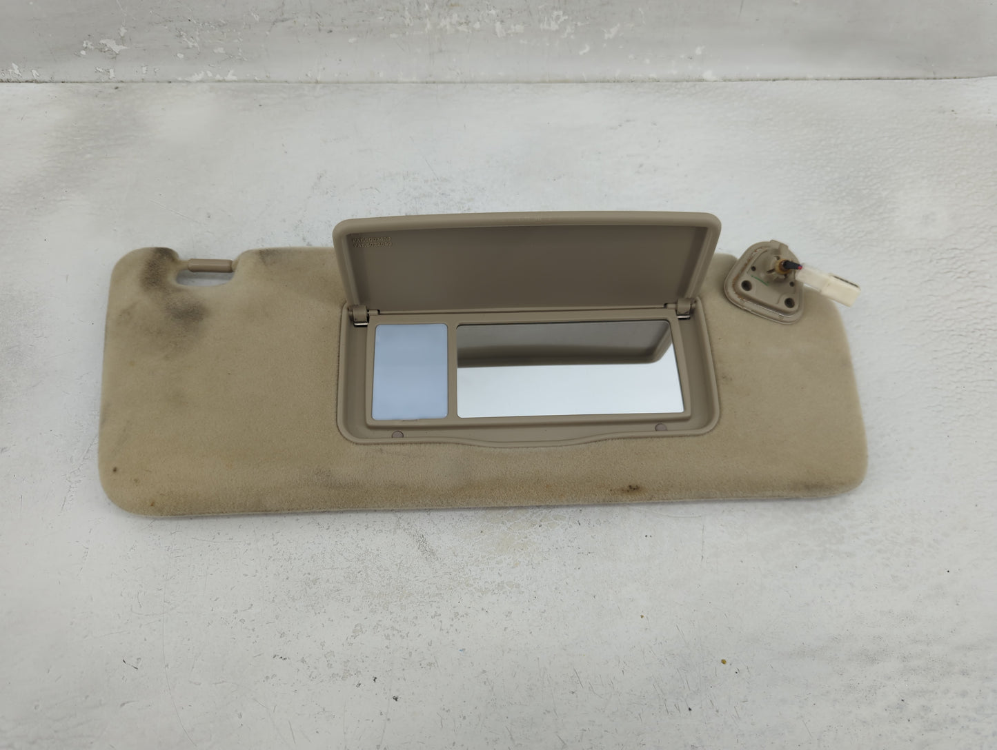2010-2013 Mazda 3 Sun Visor Shade Replacement Passenger Right Mirror Fits Fits 2010 2011 2012 2013 OEM Used Auto Parts - Oem