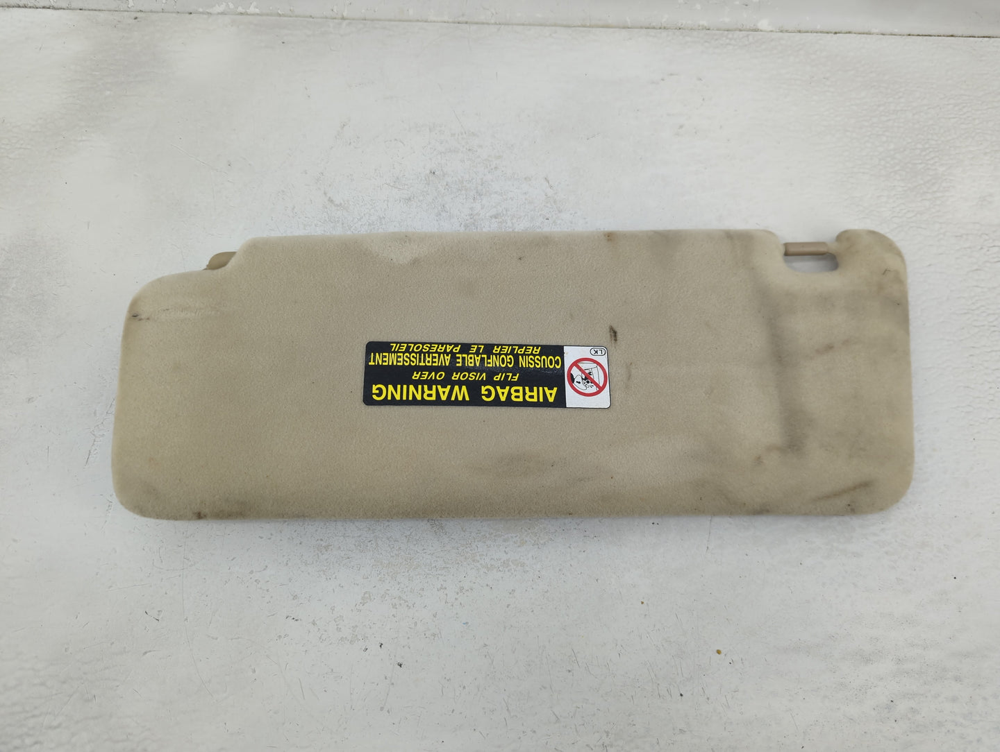 2010-2013 Mazda 3 Sun Visor Shade Replacement Passenger Right Mirror Fits Fits 2010 2011 2012 2013 OEM Used Auto Parts - Oem