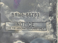 2012 Mazda 3 Fusebox Fuse Box Panel Relay Module P/N:BBM6-66761 Fits OEM Used Auto Parts - Oemusedautoparts1.com