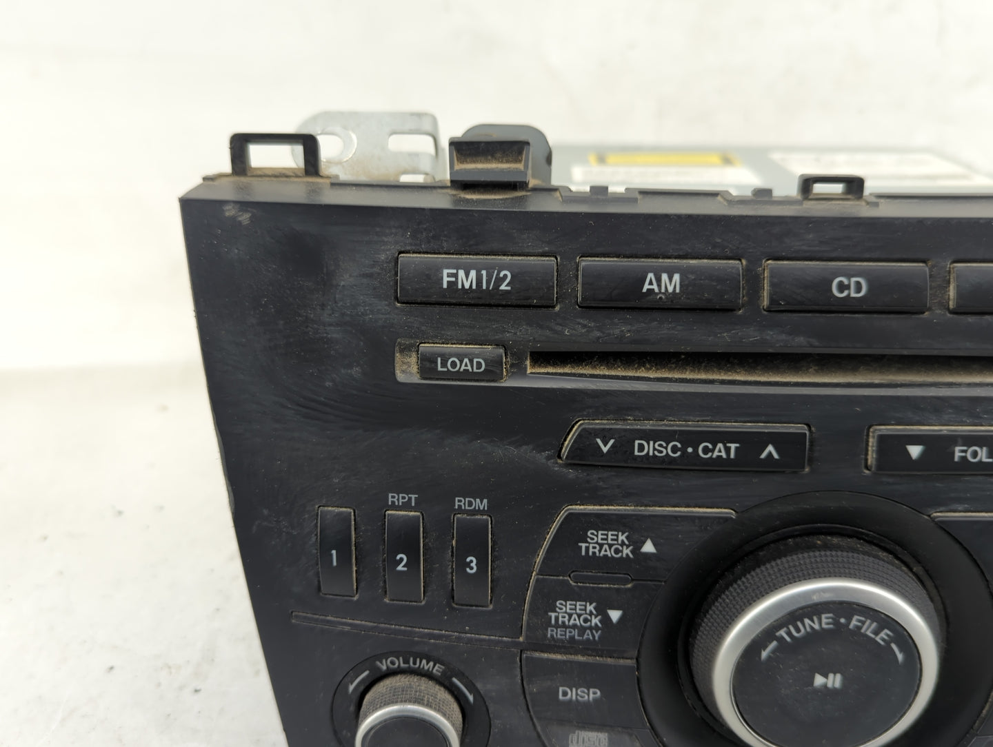 2012-2013 Mazda 3 Radio AM FM Cd Player Receiver Replacement P/N:BGV466AR0 Fits Fits 2012 2013 OEM Used Auto Parts - Oemused