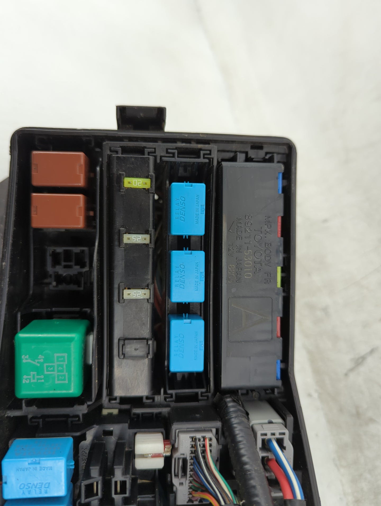 2012 Mazda 3 Fusebox Fuse Box Panel Relay Module P/N:89211-53010 Fits OEM Used Auto Parts - Oemusedautoparts1.com
