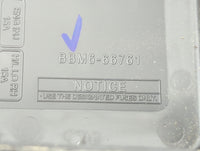 2012 Mazda 3 Fusebox Fuse Box Panel Relay Module P/N:BBM6-66761 Fits OEM Used Auto Parts - Oemusedautoparts1.com