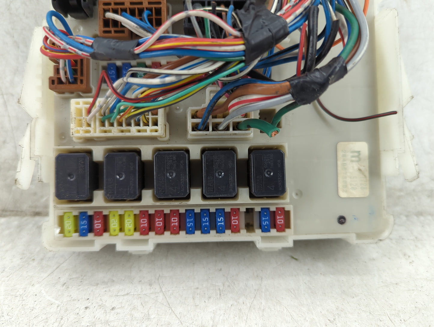 2012 Mazda 3 Fusebox Fuse Box Panel Relay Module P/N:BBM6-66761 Fits OEM Used Auto Parts - Oemusedautoparts1.com