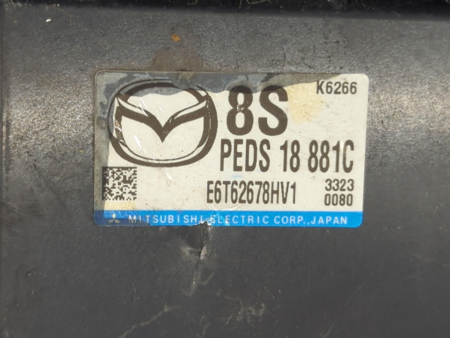 2013 Mazda 3 PCM Engine Control Computer ECU ECM PCU OEM P/N:PEDS18881C Fits OEM Used Auto Parts - Oemusedautoparts1.com