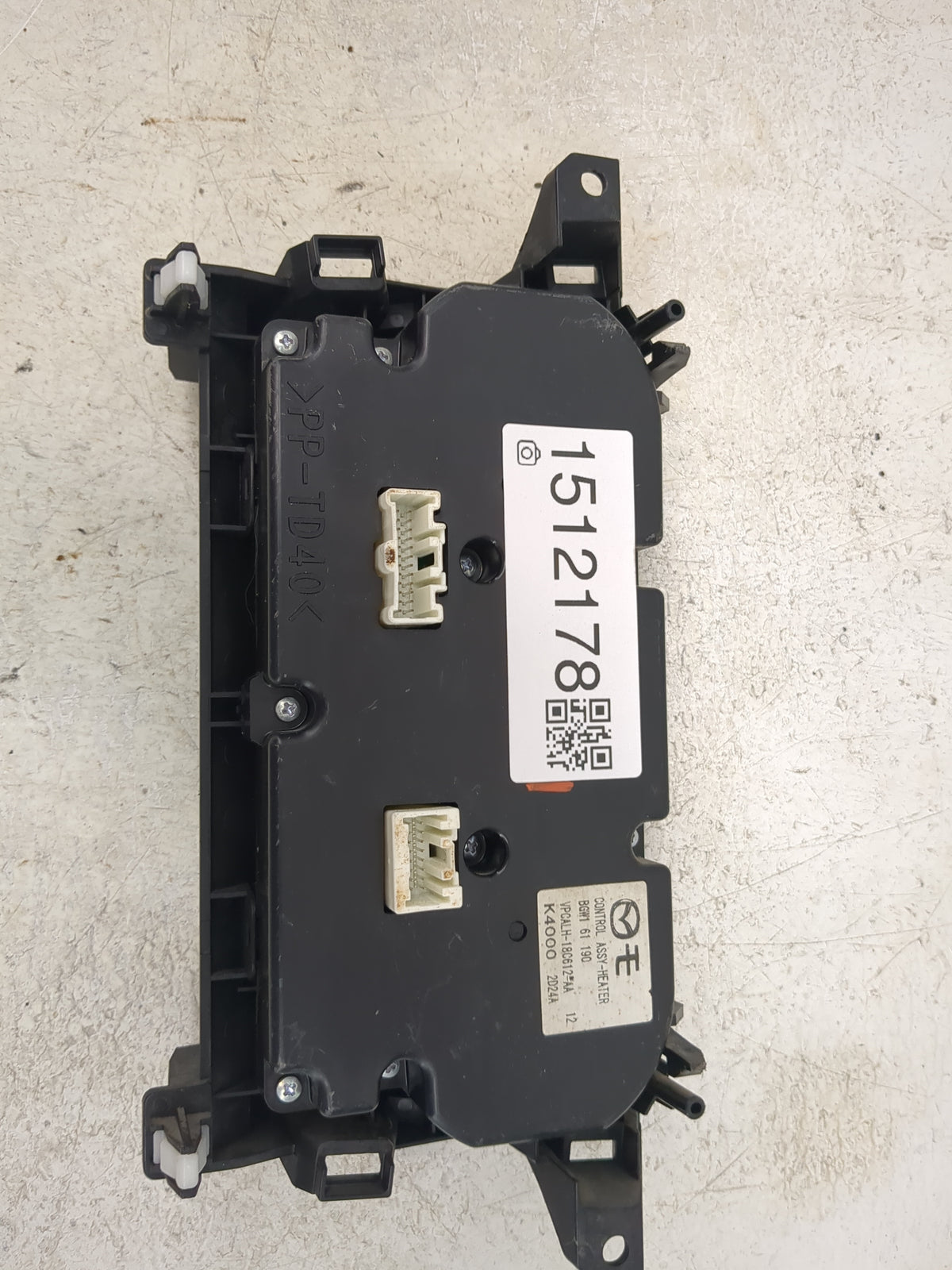 2012-2013 Mazda 3 Climate Control Module Temperature AC/Heater Replacement P/N:BGW1 61 190 VPCALH-18C612-AA Fits Fits 2012 2