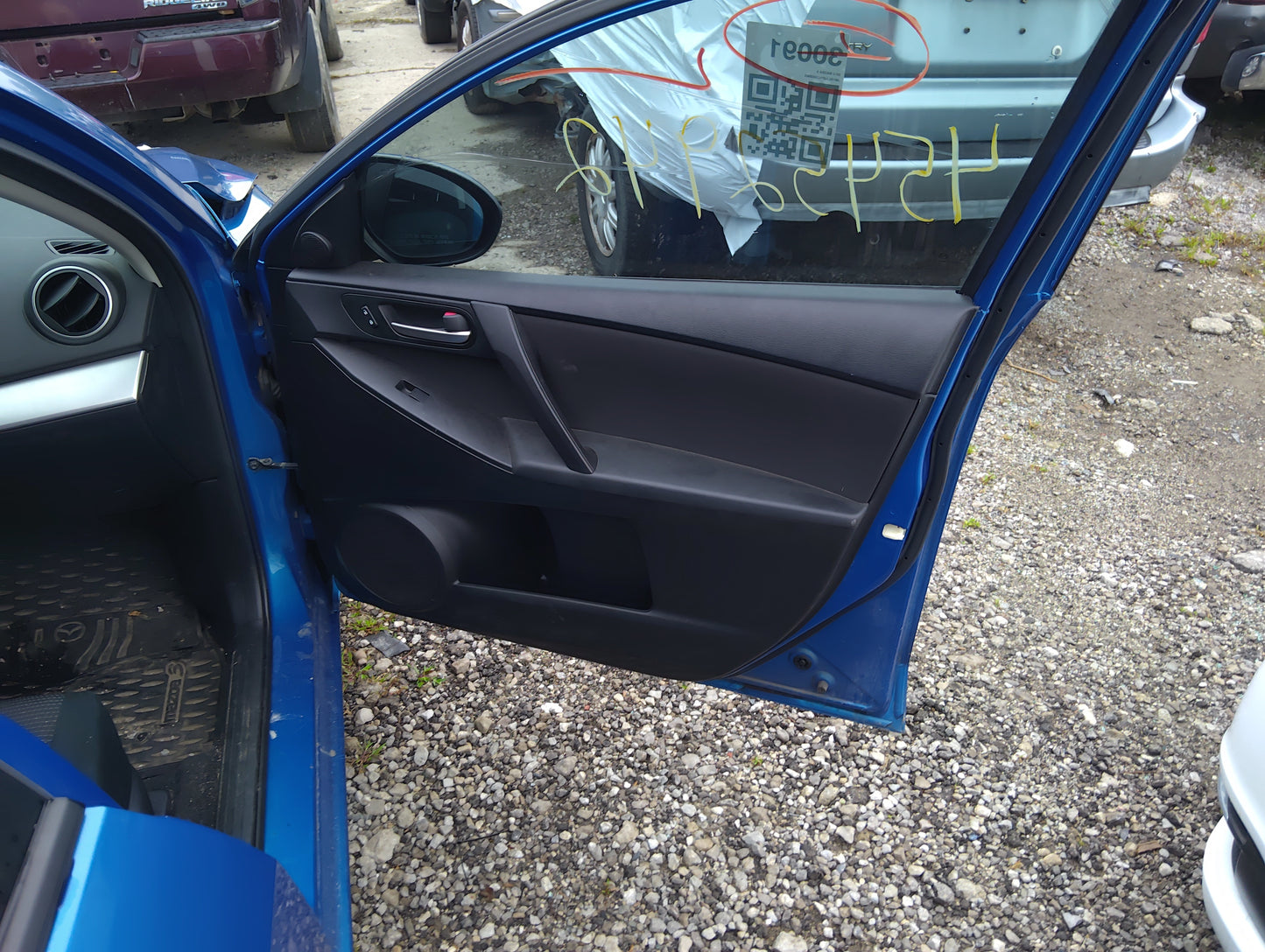 2012 Mazda 3 Front Right Passenger Interior Door Panel Trim - Oemusedautoparts1.com