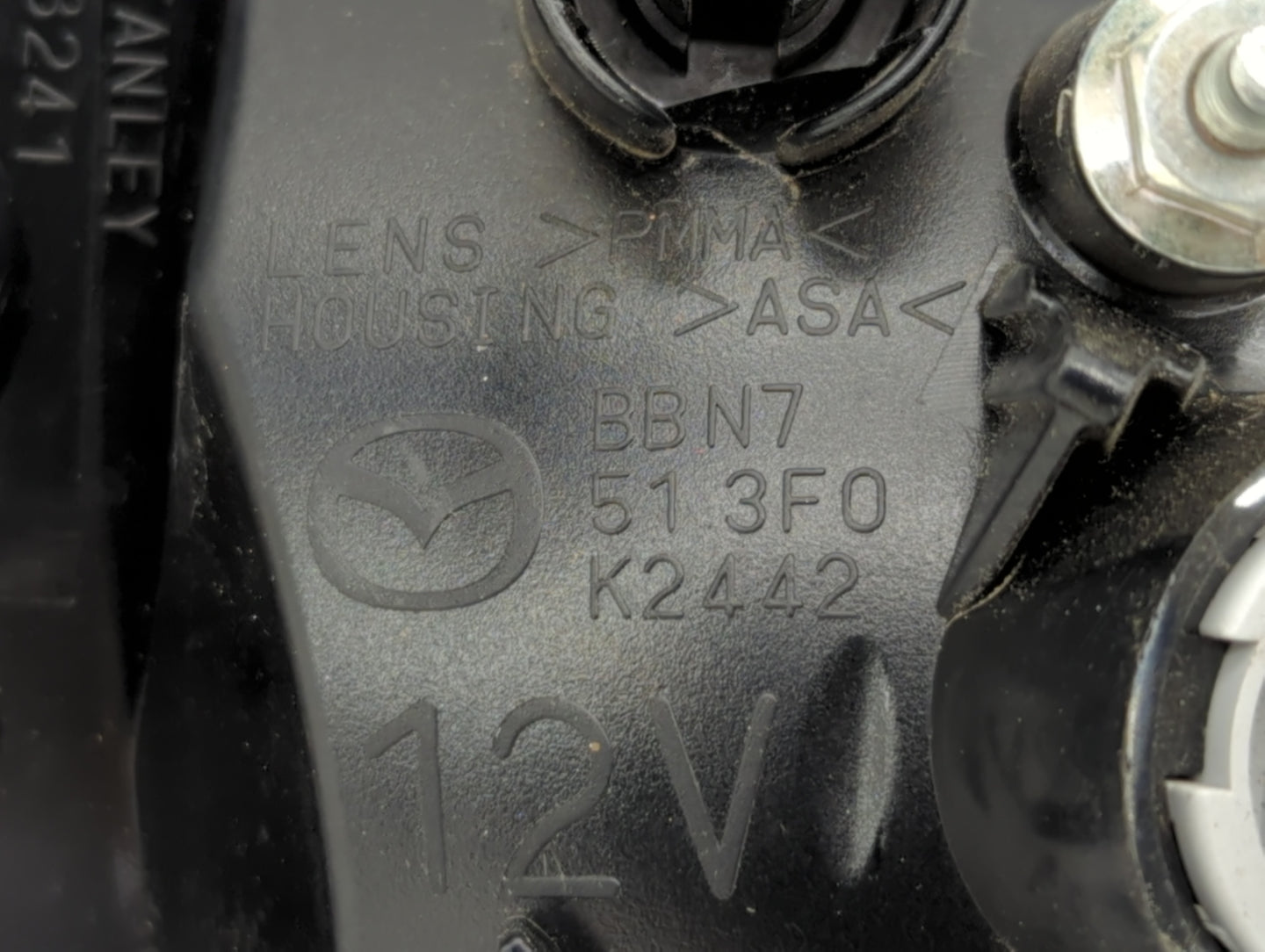 2010-2013 Mazda 3 Tail Light Assembly Passenger Right OEM Fits Fits 2010 2011 2012 2013 OEM Used Auto Parts - Oemusedautopar