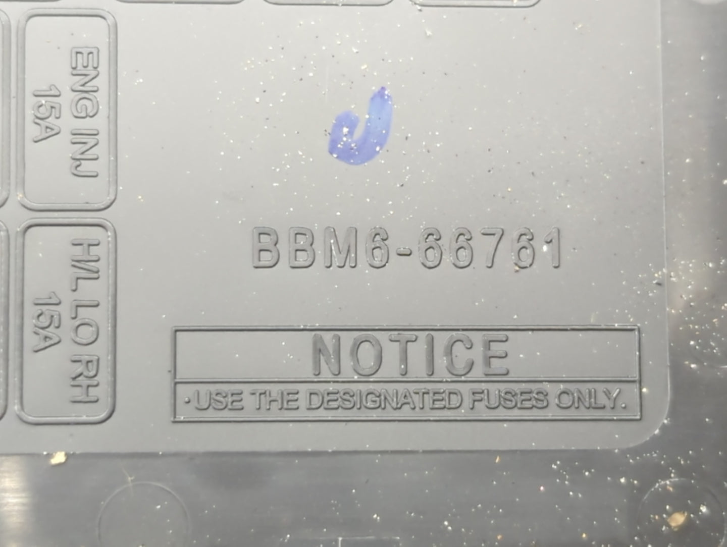 2011-2012 Mazda 3 Chassis Control Module Ccm Bcm Body Control Bbm6-66761 - Oemusedautoparts1.com