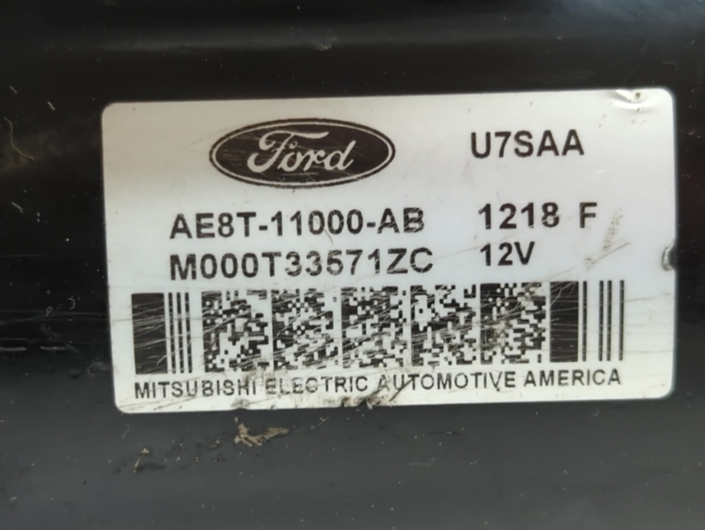 2010-2013 Mazda 3 Car Starter Motor Solenoid OEM P/N:AE8T-11000-AB Fits Fits 2010 2011 2012 2013 OEM Used Auto Parts - Oemus