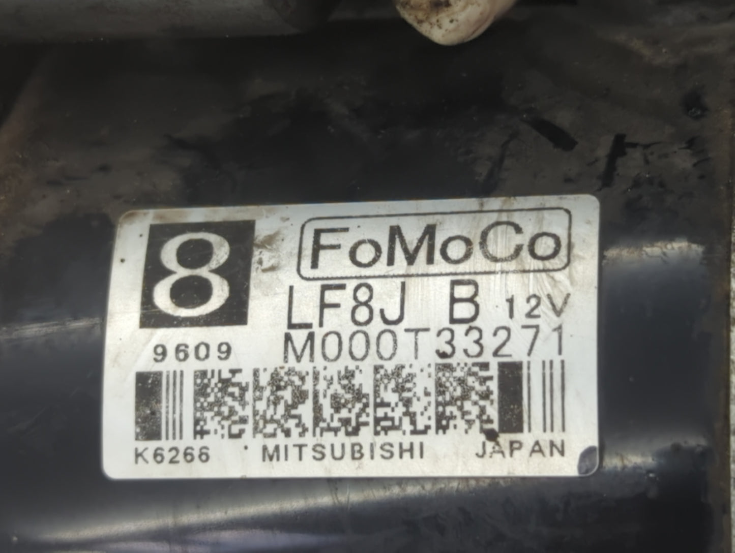 2010-2013 Mazda 3 Car Starter Motor Solenoid OEM P/N:M000T33271 Fits Fits 2010 2011 2012 2013 OEM Used Auto Parts - Oemuseda