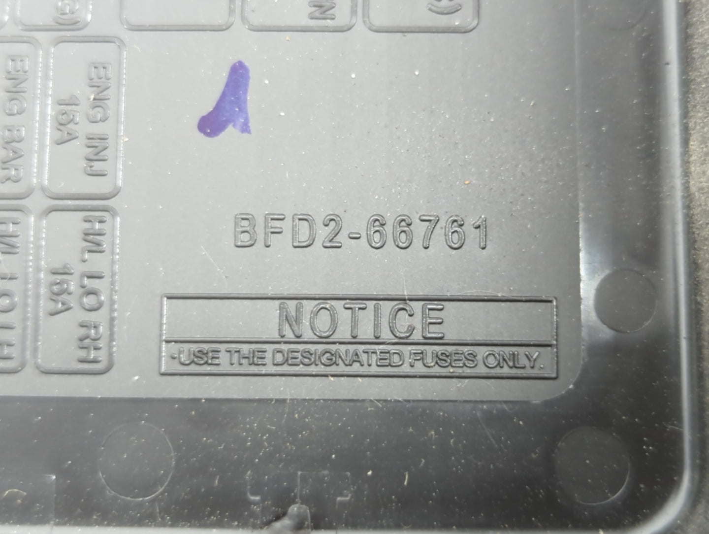 2010-2013 Mazda 3 Fusebox Fuse Box Relay Module Tipm Bfd2-66761 - Oemusedautoparts1.com