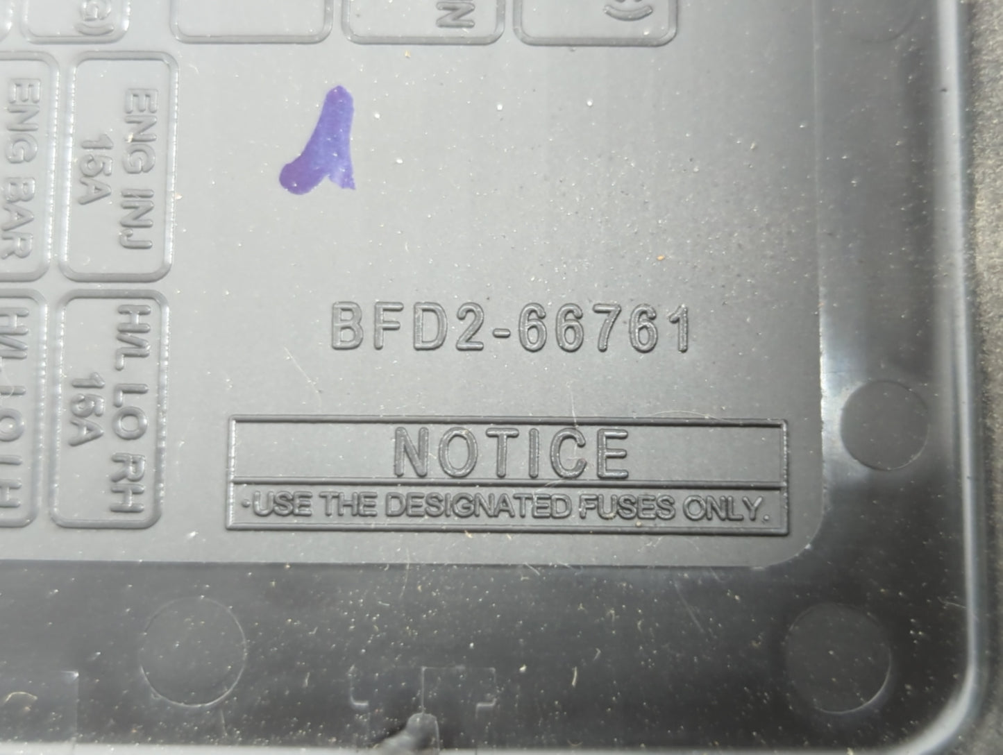 2010-2013 Mazda 3 Fusebox Fuse Box Relay Module Tipm Bfd2-66761 - Oemusedautoparts1.com