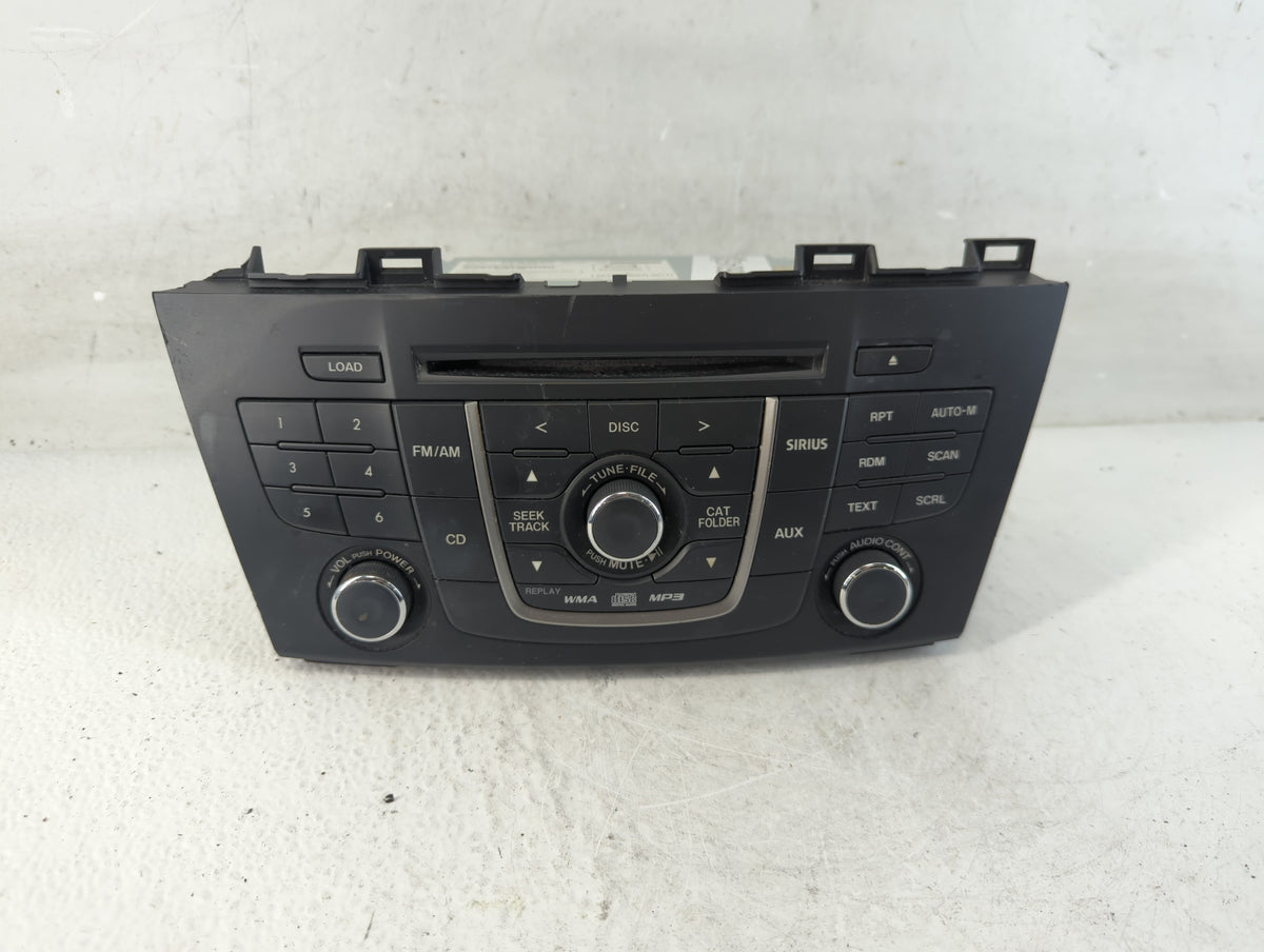 2012 Mazda 5 Radio AM FM Cd Player Receiver Replacement P/N:CG36 66 9R0 Fits OEM Used Auto Parts - Oemusedautoparts1.com