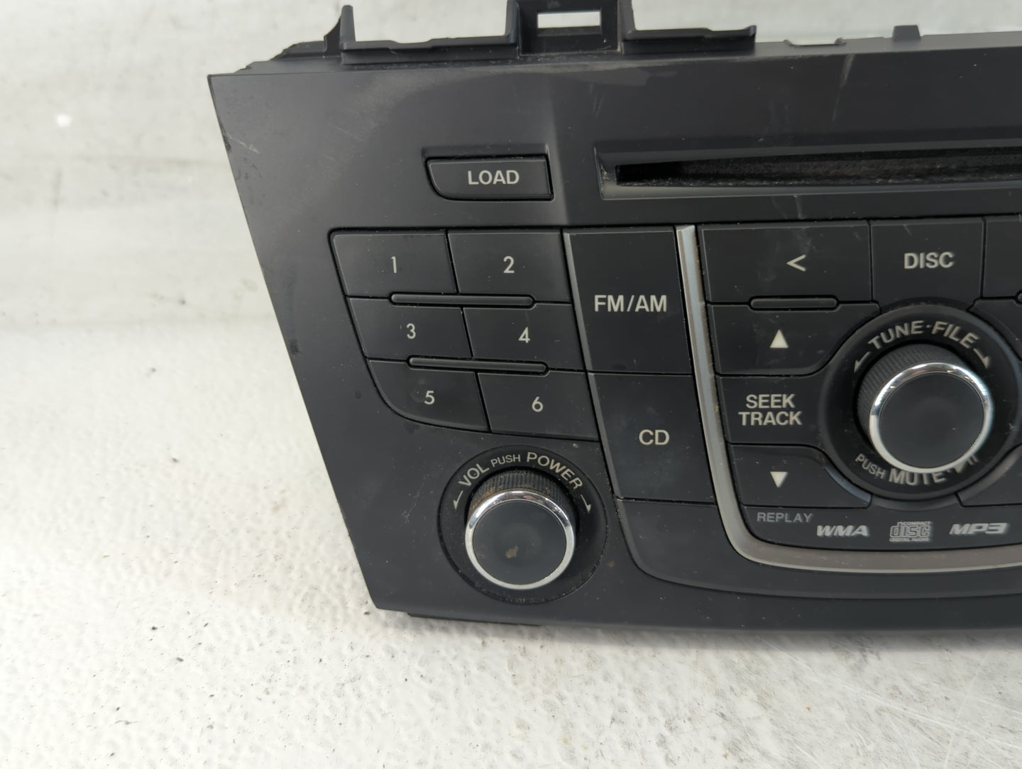 2012 Mazda 5 Radio AM FM Cd Player Receiver Replacement P/N:CG36 66 9R0 Fits OEM Used Auto Parts - Oemusedautoparts1.com