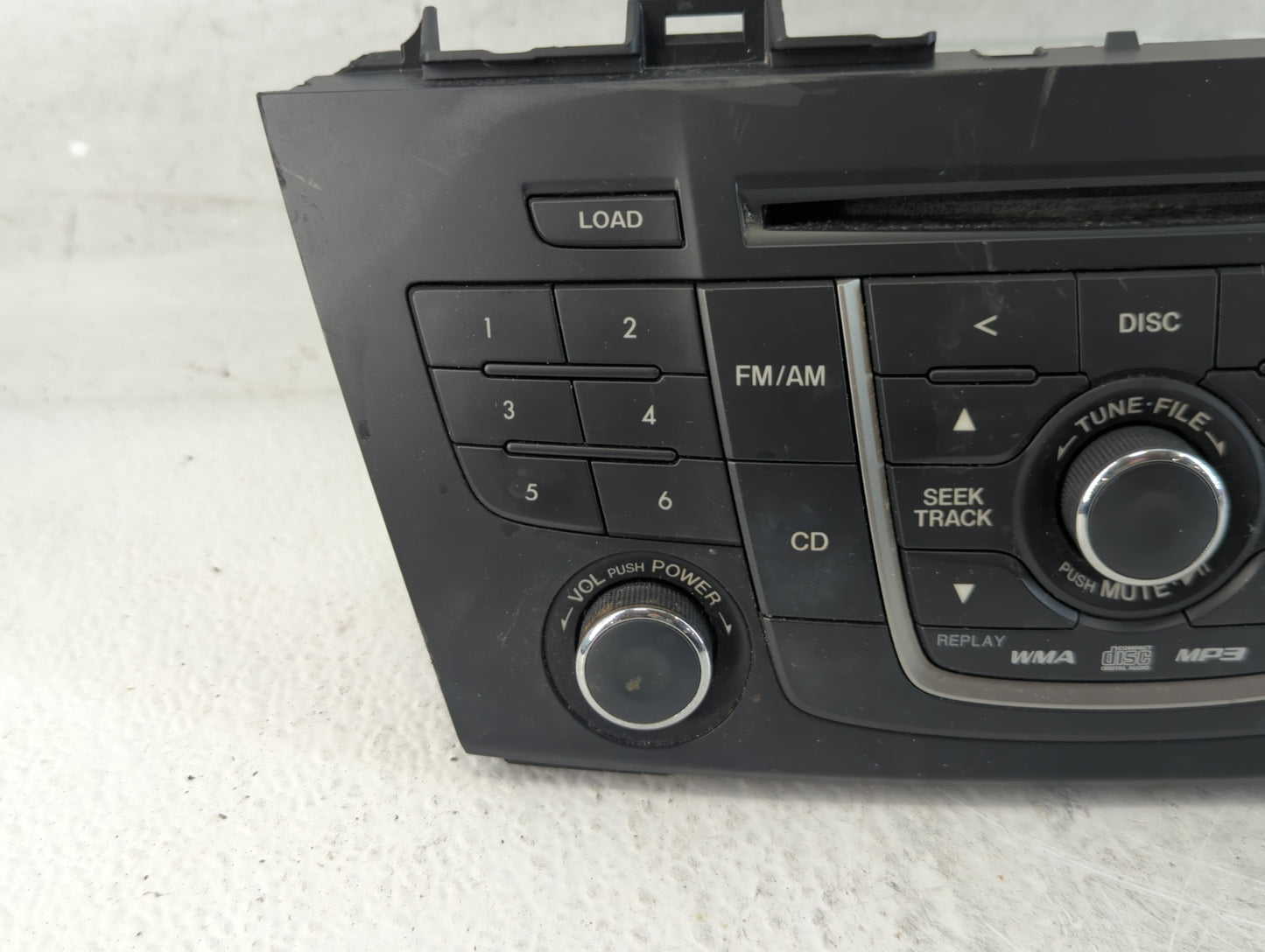2012 Mazda 5 Radio AM FM Cd Player Receiver Replacement P/N:CG36 66 9R0 Fits OEM Used Auto Parts - Oemusedautoparts1.com