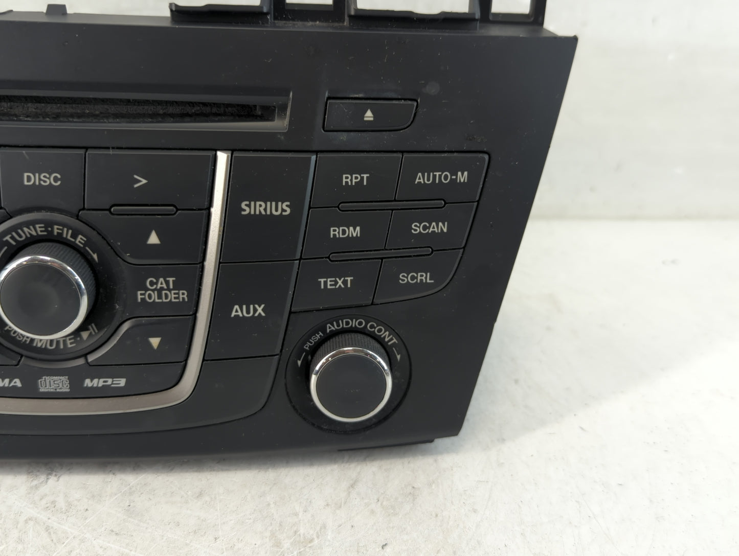 2012 Mazda 5 Radio AM FM Cd Player Receiver Replacement P/N:CG36 66 9R0 Fits OEM Used Auto Parts - Oemusedautoparts1.com
