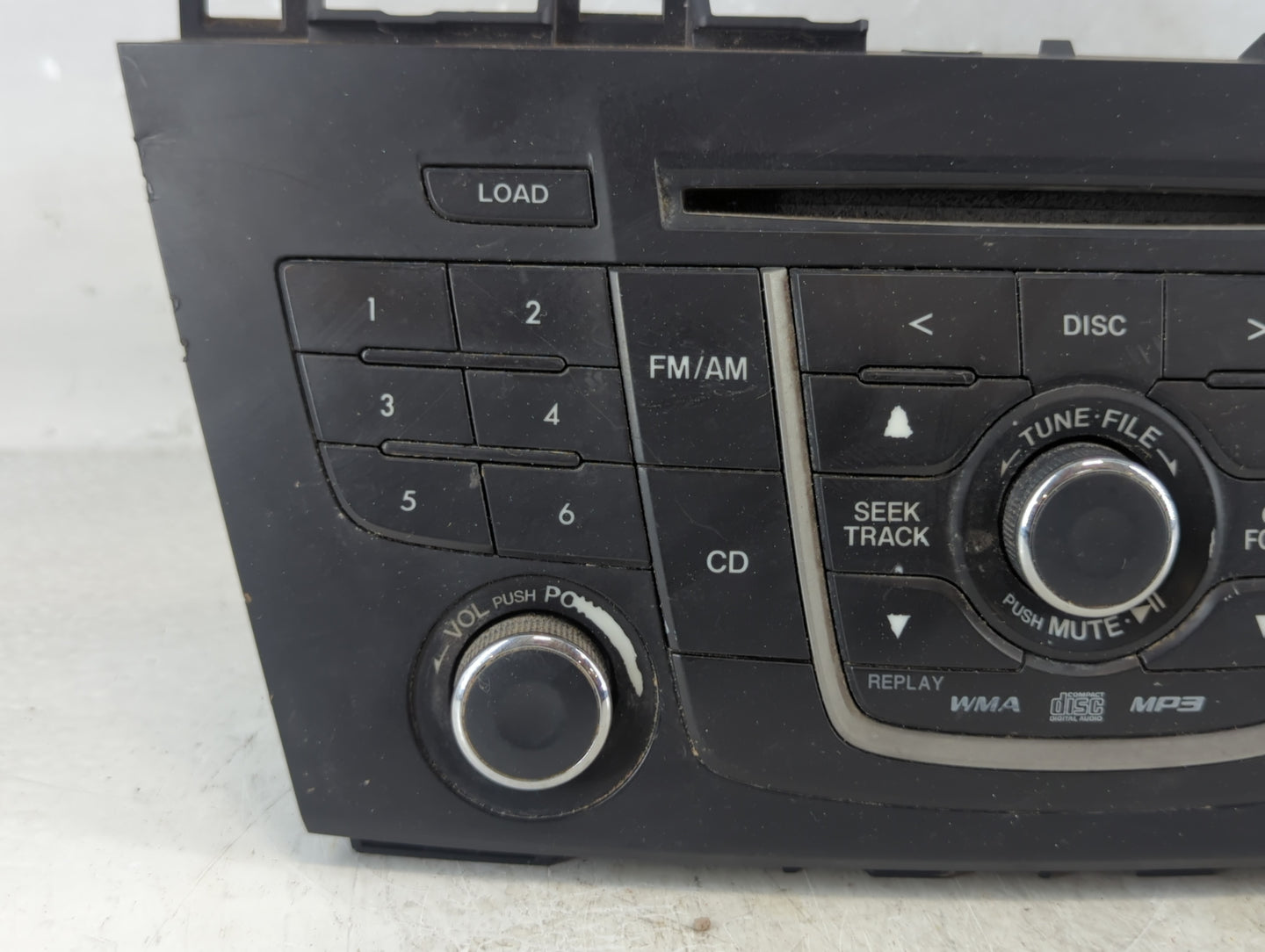2012 Mazda 5 Radio AM FM Cd Player Receiver Replacement P/N:CG36 66 9R0 Fits OEM Used Auto Parts - Oemusedautoparts1.com