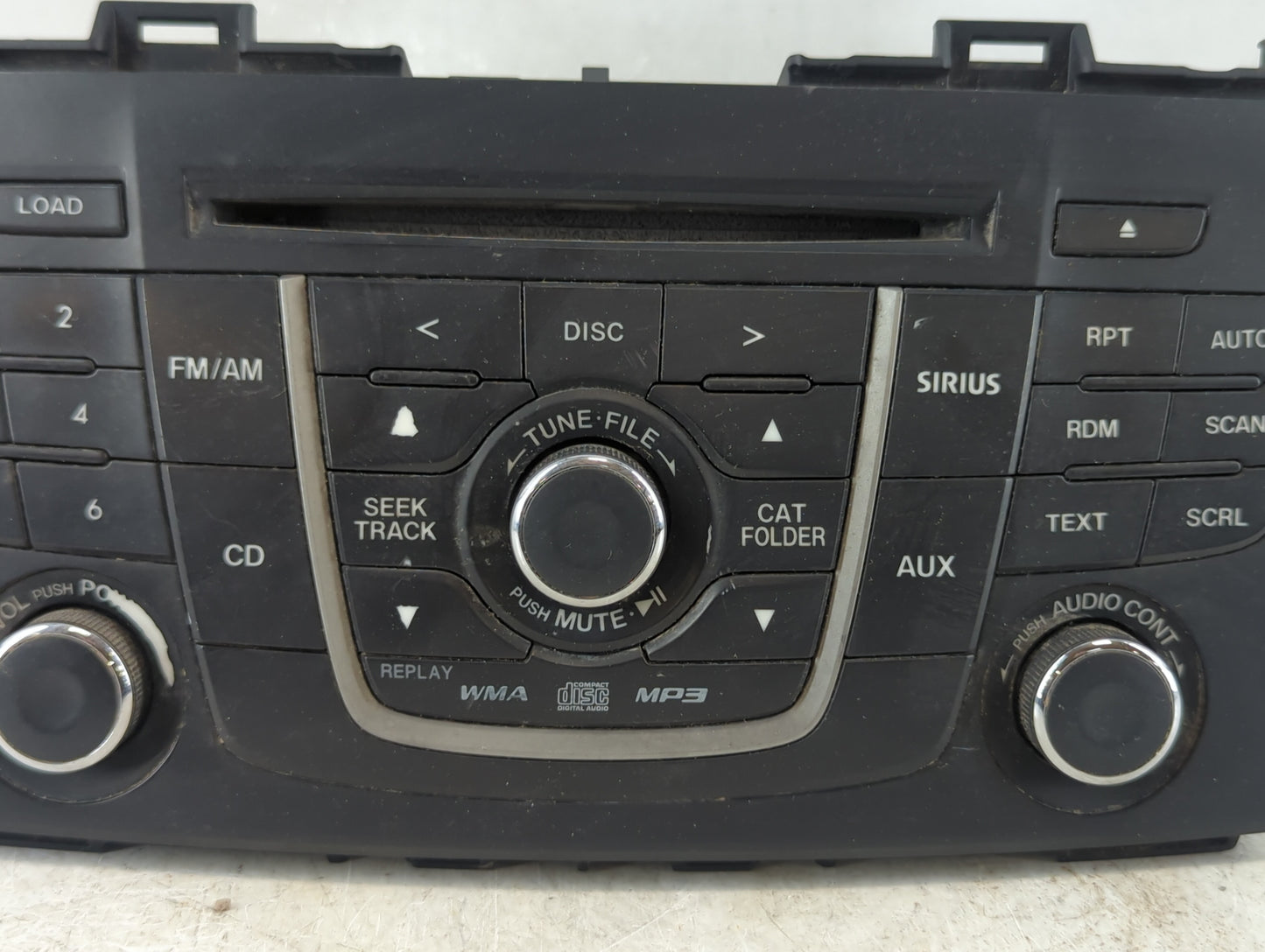 2012 Mazda 5 Radio AM FM Cd Player Receiver Replacement P/N:CG36 66 9R0 Fits OEM Used Auto Parts - Oemusedautoparts1.com