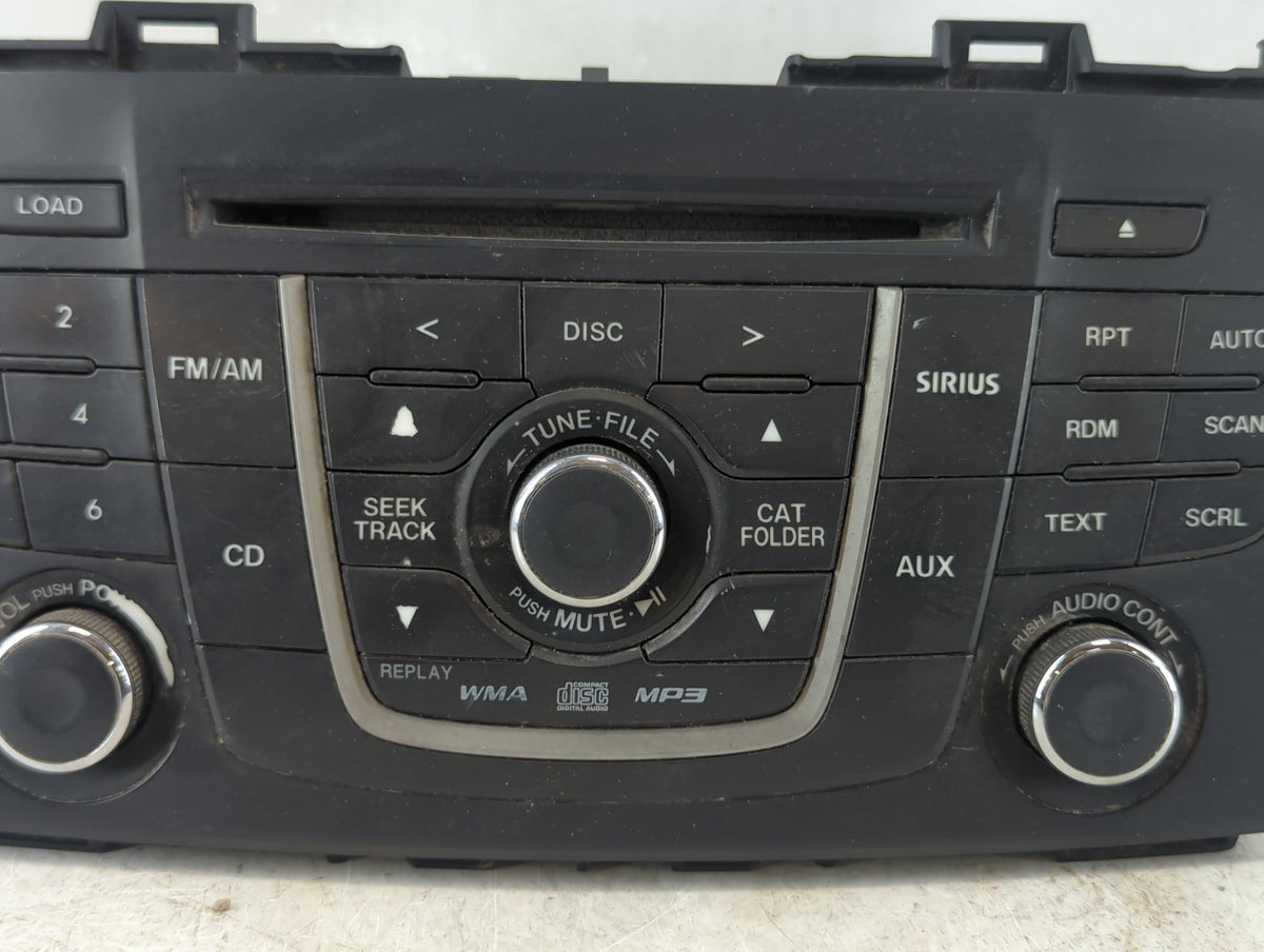 2012 Mazda 5 Radio AM FM Cd Player Receiver Replacement P/N:CG36 66 9R0 OEM Used Auto Parts - Oemusedautoparts1.com