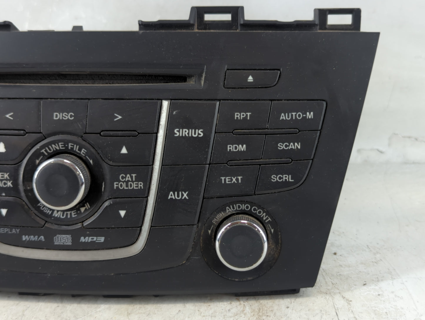 2012 Mazda 5 Radio AM FM Cd Player Receiver Replacement P/N:CG36 66 9R0 Fits OEM Used Auto Parts - Oemusedautoparts1.com