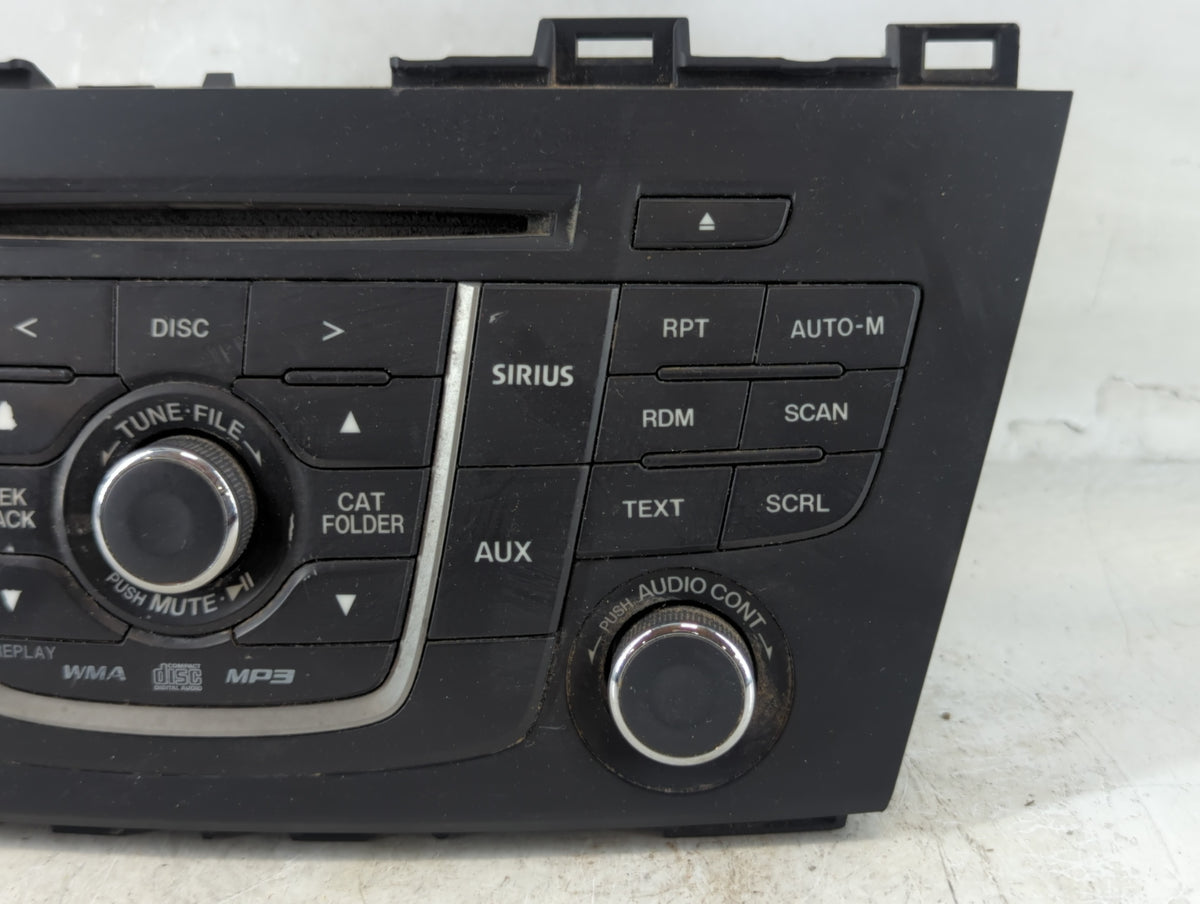2012 Mazda 5 Radio AM FM Cd Player Receiver Replacement P/N:CG36 66 9R0 OEM Used Auto Parts - Oemusedautoparts1.com