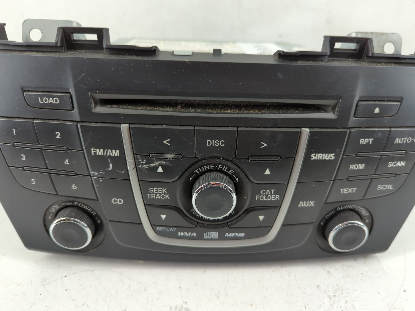 2012 Mazda 5 Radio AM FM Cd Player Receiver Replacement P/N:CG36 66 9R0 Fits OEM Used Auto Parts - Oemusedautoparts1.com