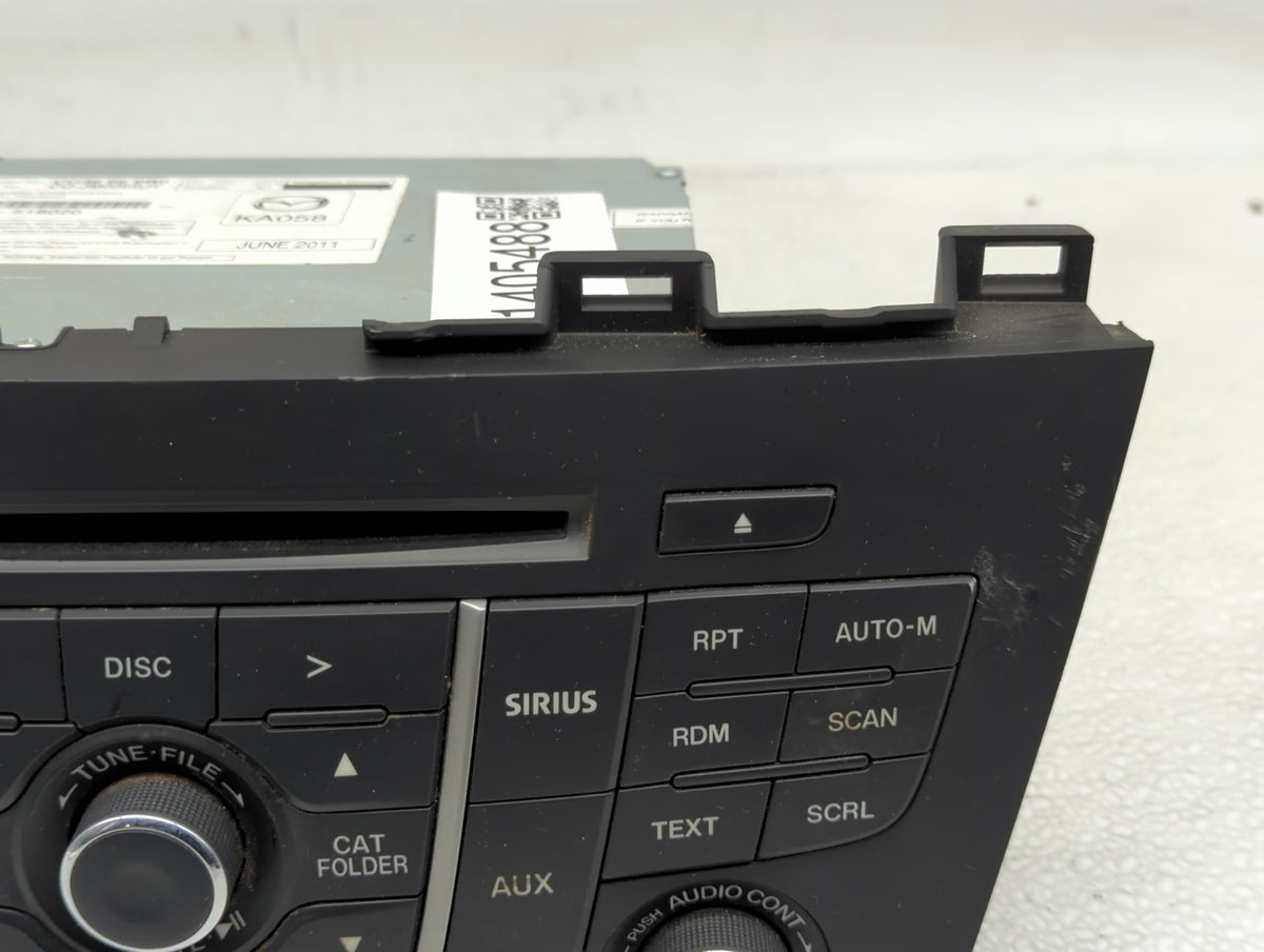 2012 Mazda 5 Radio AM FM Cd Player Receiver Replacement P/N:CG36 66 9R0 OEM Used Auto Parts - Oemusedautoparts1.com