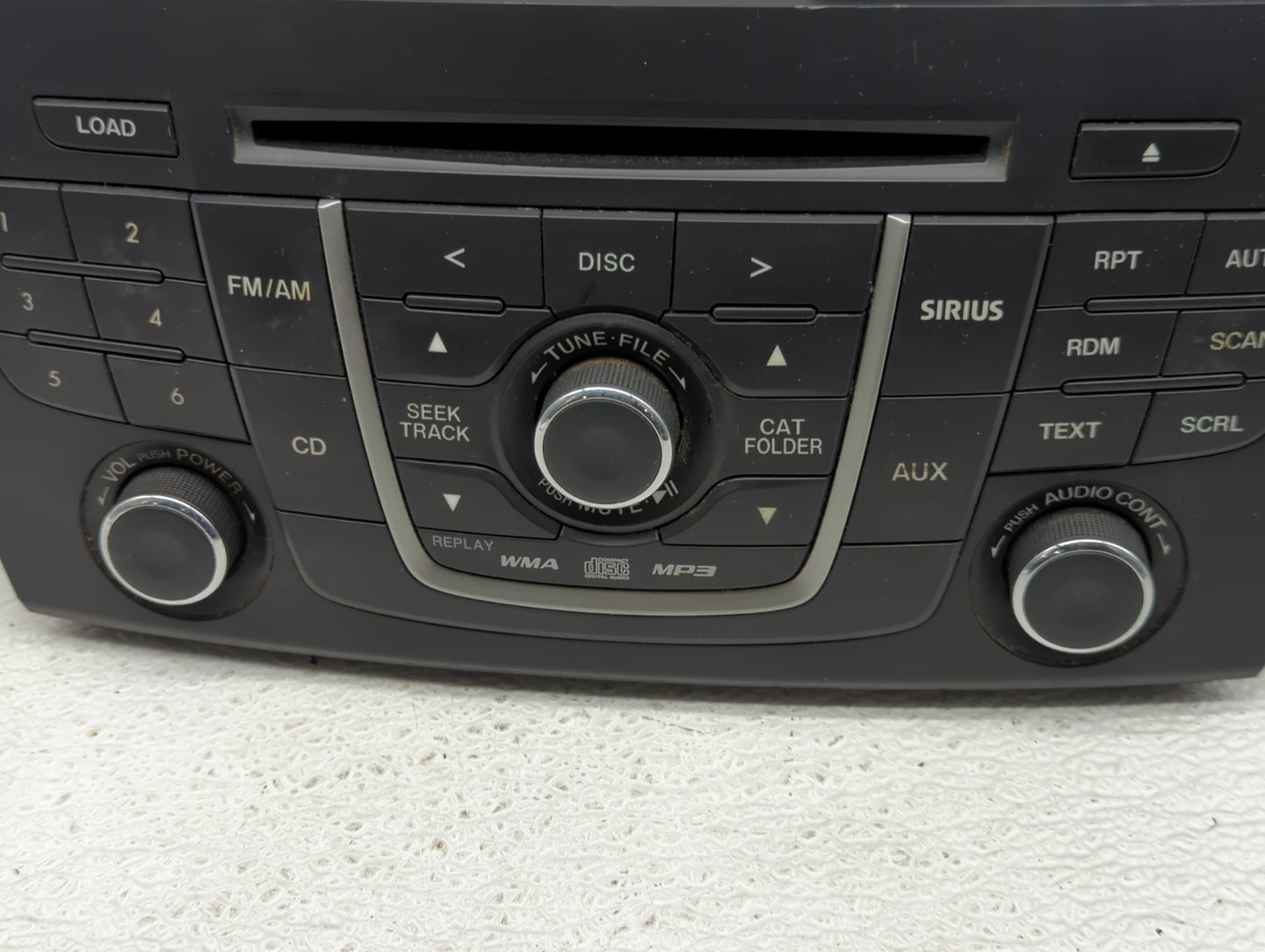 2012 Mazda 5 Radio AM FM Cd Player Receiver Replacement P/N:CG36 66 9R0 Fits OEM Used Auto Parts - Oemusedautoparts1.com