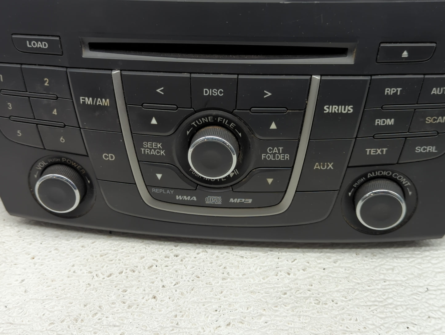 2012 Mazda 5 Radio AM FM Cd Player Receiver Replacement P/N:CG36 66 9R0 Fits OEM Used Auto Parts - Oemusedautoparts1.com