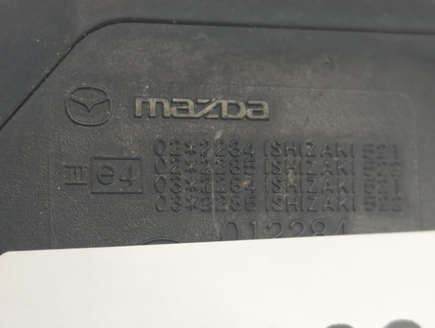 2012 Mazda 5 Passenger Side View Mirror - Right Door Mirror OEM Used - Oemusedautoparts1.com