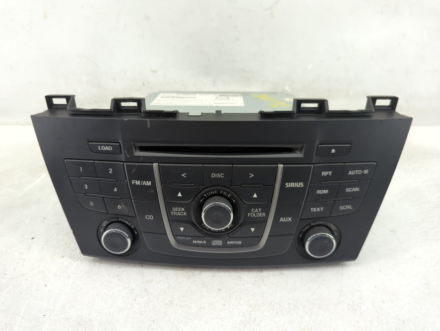 2012 Mazda 5 Radio AM FM Cd Player Receiver Replacement P/N:CG36669R0 Fits OEM Used Auto Parts - Oemusedautoparts1.com