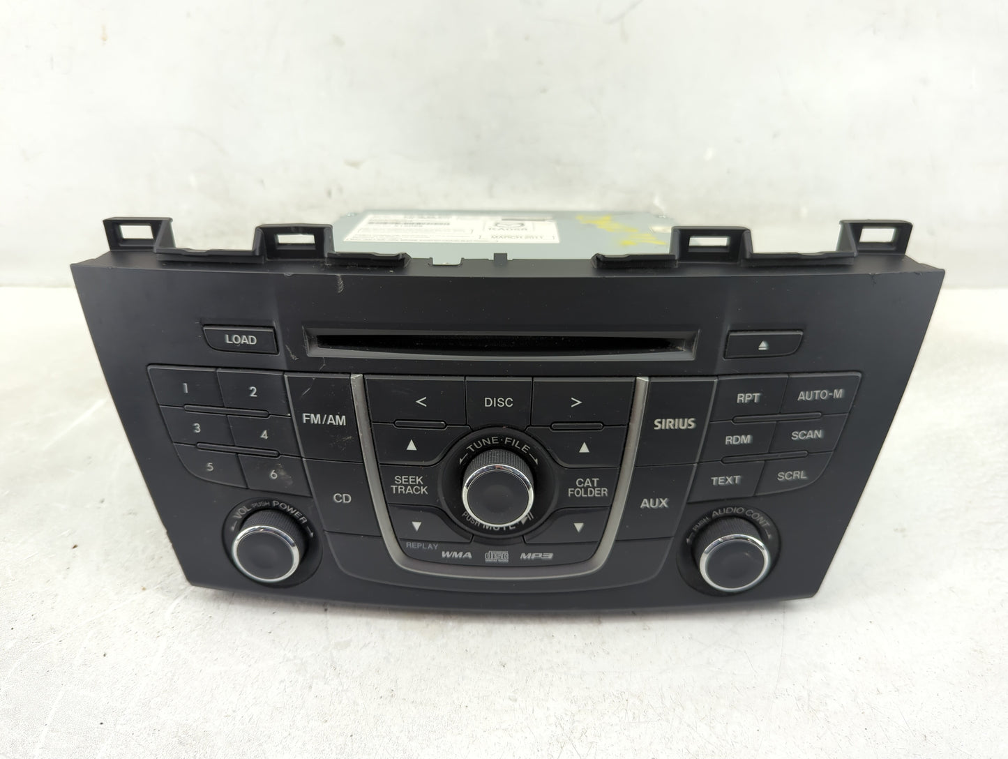 2012 Mazda 5 Radio AM FM Cd Player Receiver Replacement P/N:CG36669R0 Fits OEM Used Auto Parts - Oemusedautoparts1.com