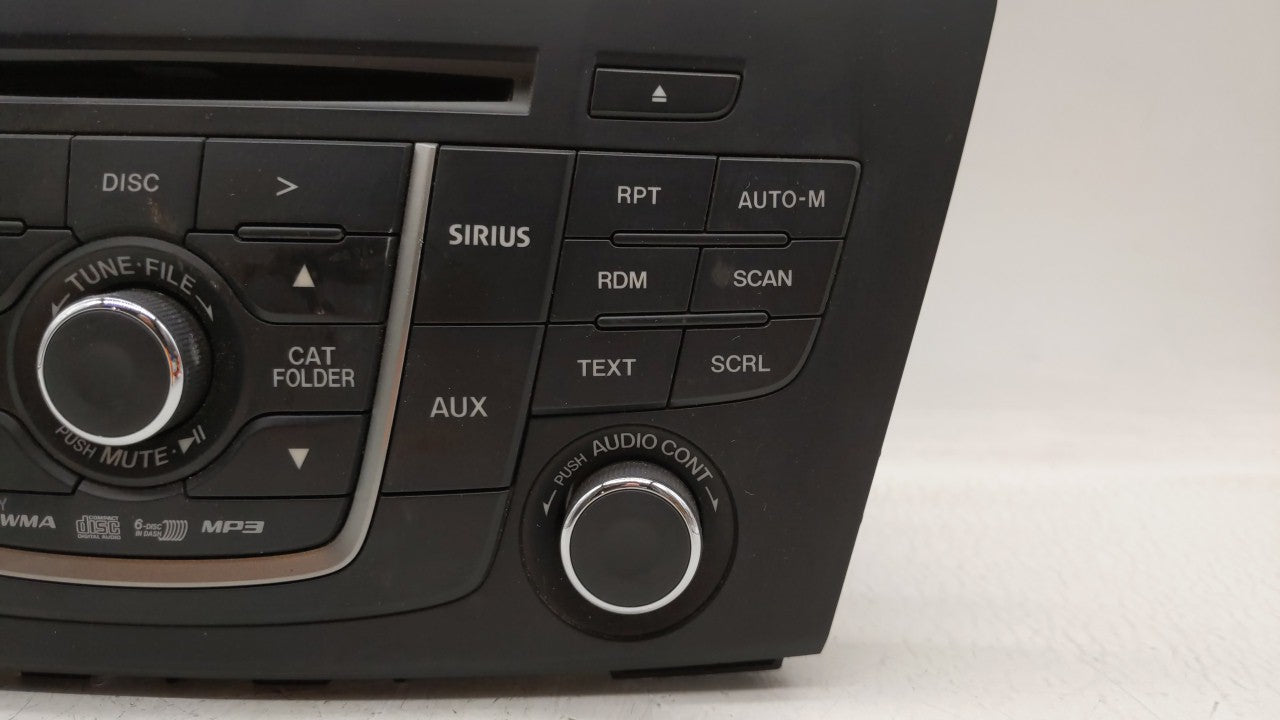 2012 Mazda 5 Radio AM FM Cd Player Receiver Replacement P/N:CG37 66 9RX CG36 66 9R0 Fits OEM Used Auto Parts - Oemusedautopa