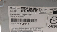 2012 Mazda 5 Radio AM FM Cd Player Receiver Replacement P/N:CG37 66 9RX CG36 66 9R0 Fits OEM Used Auto Parts - Oemusedautopa