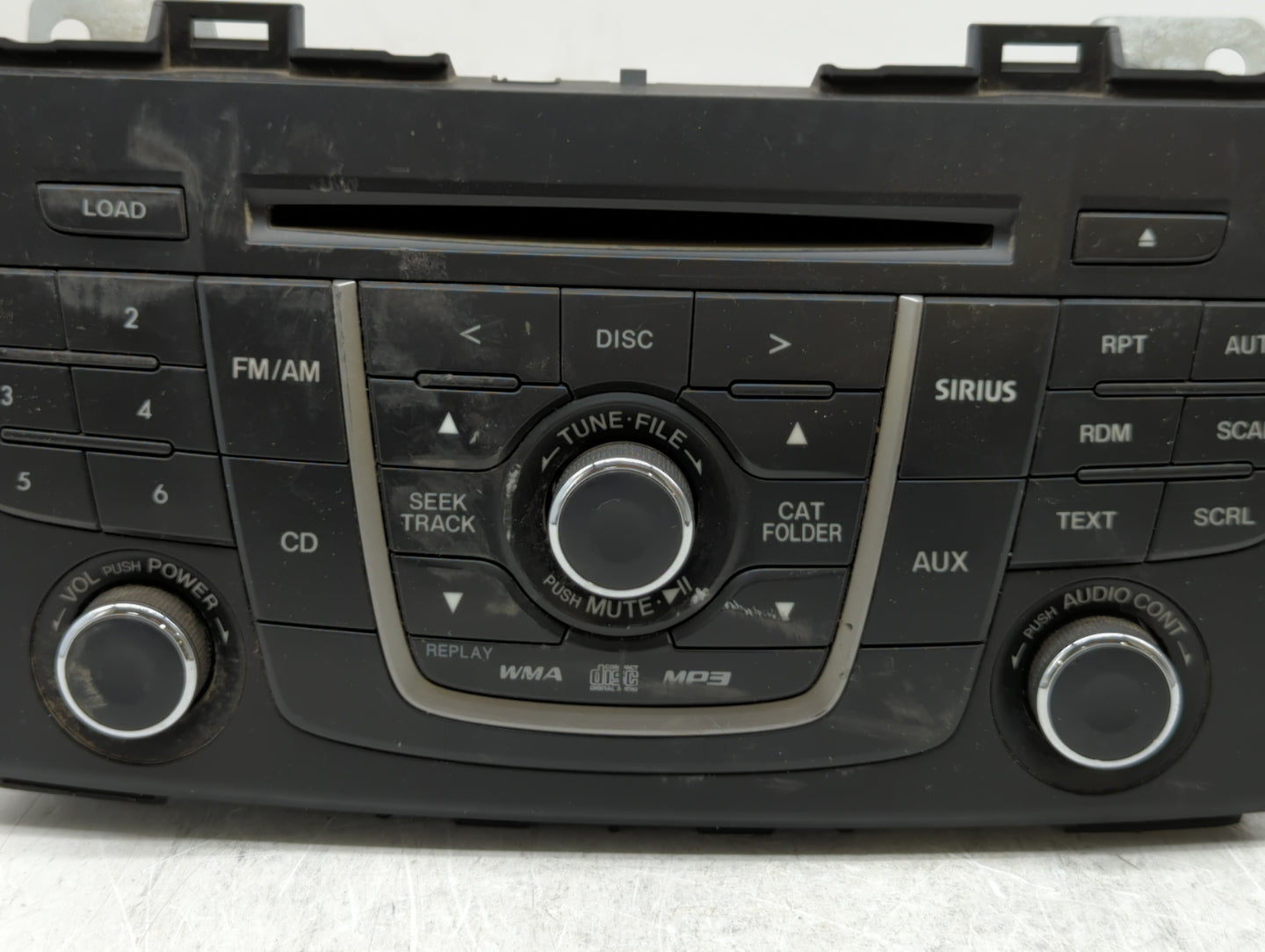 2012 Mazda 5 Radio AM FM Cd Player Receiver Replacement P/N:CG36 66 9R0 Fits OEM Used Auto Parts - Oemusedautoparts1.com