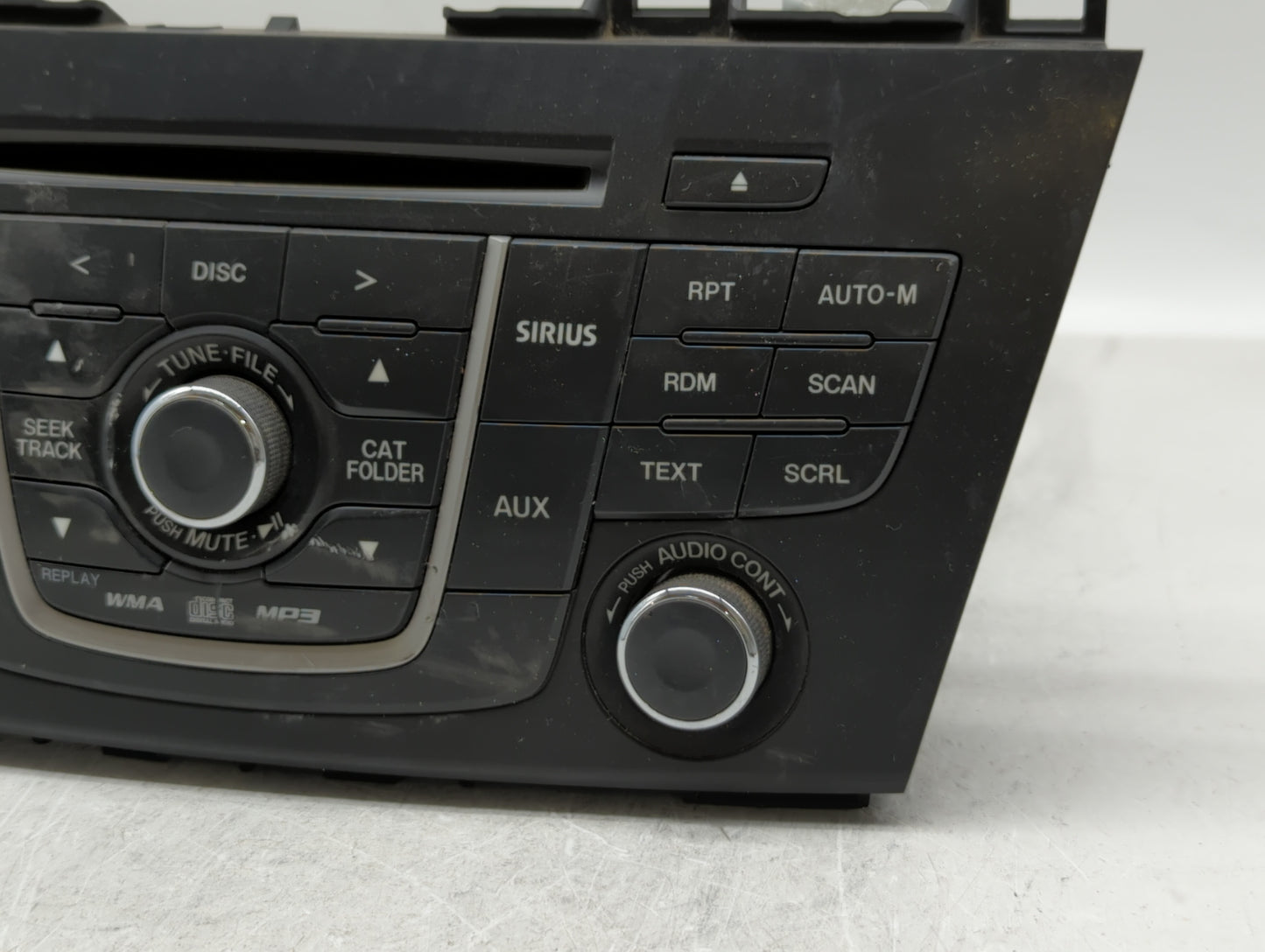 2012 Mazda 5 Radio AM FM Cd Player Receiver Replacement P/N:CG36 66 9R0 Fits OEM Used Auto Parts - Oemusedautoparts1.com