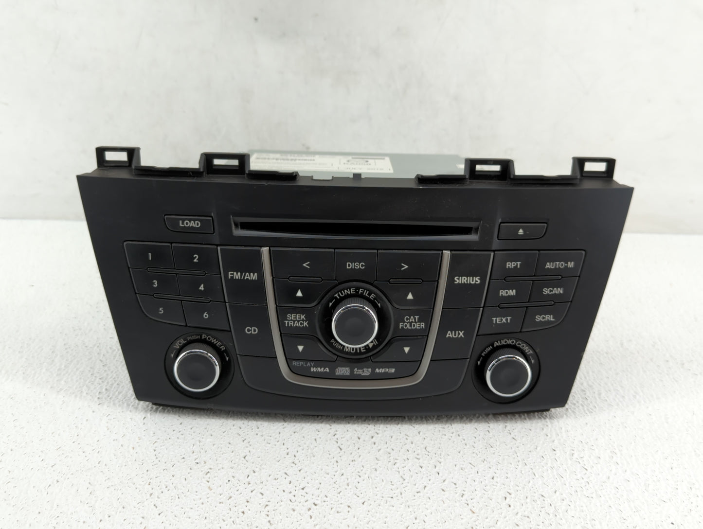 2012 Mazda 5 Radio AM FM Cd Player Receiver Replacement P/N:CG37 66 9RX CG36 66 9R0 Fits OEM Used Auto Parts - Oemusedautopa